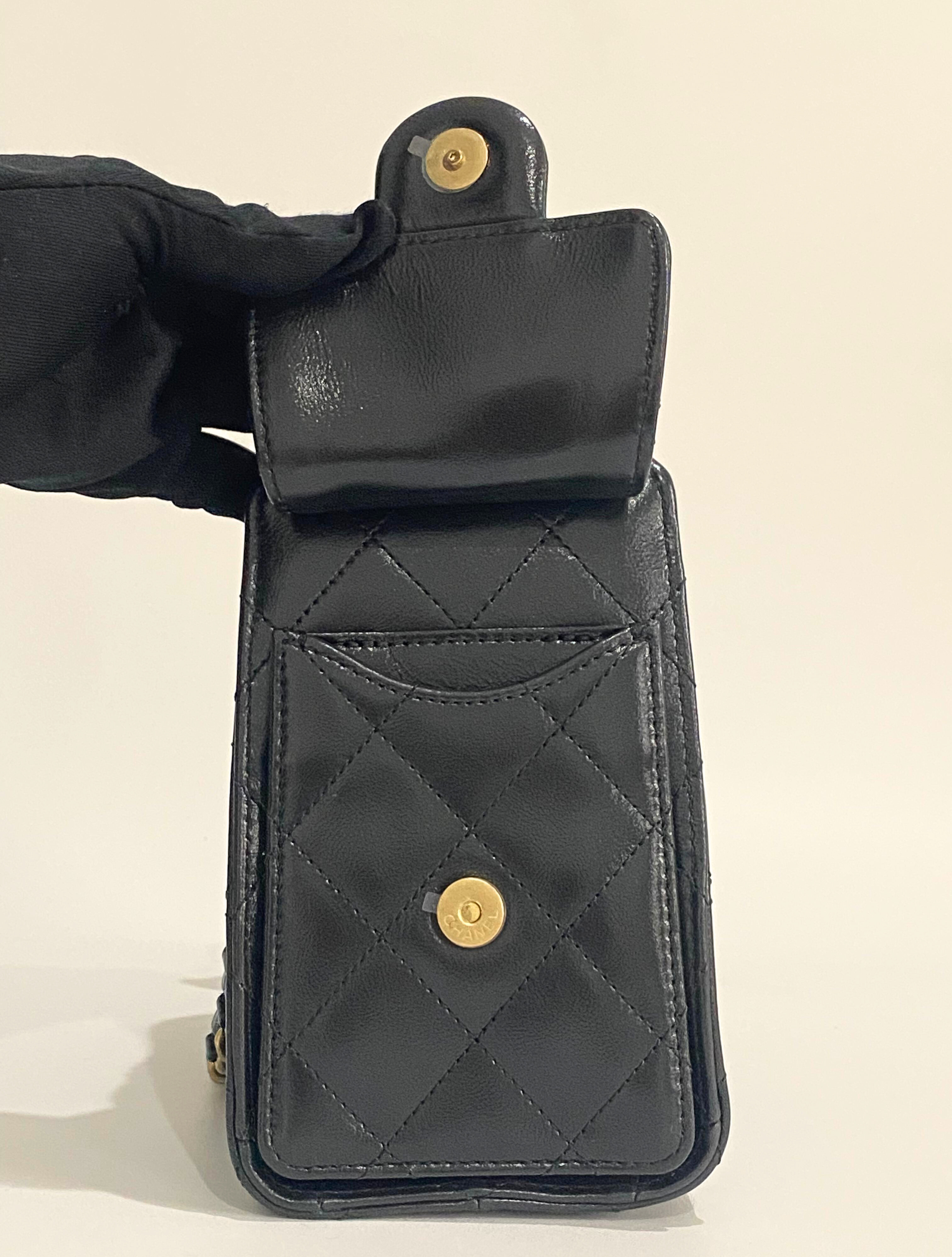 CHANEL 26C Black Mini Lambskin Bag with Mixed Hardware