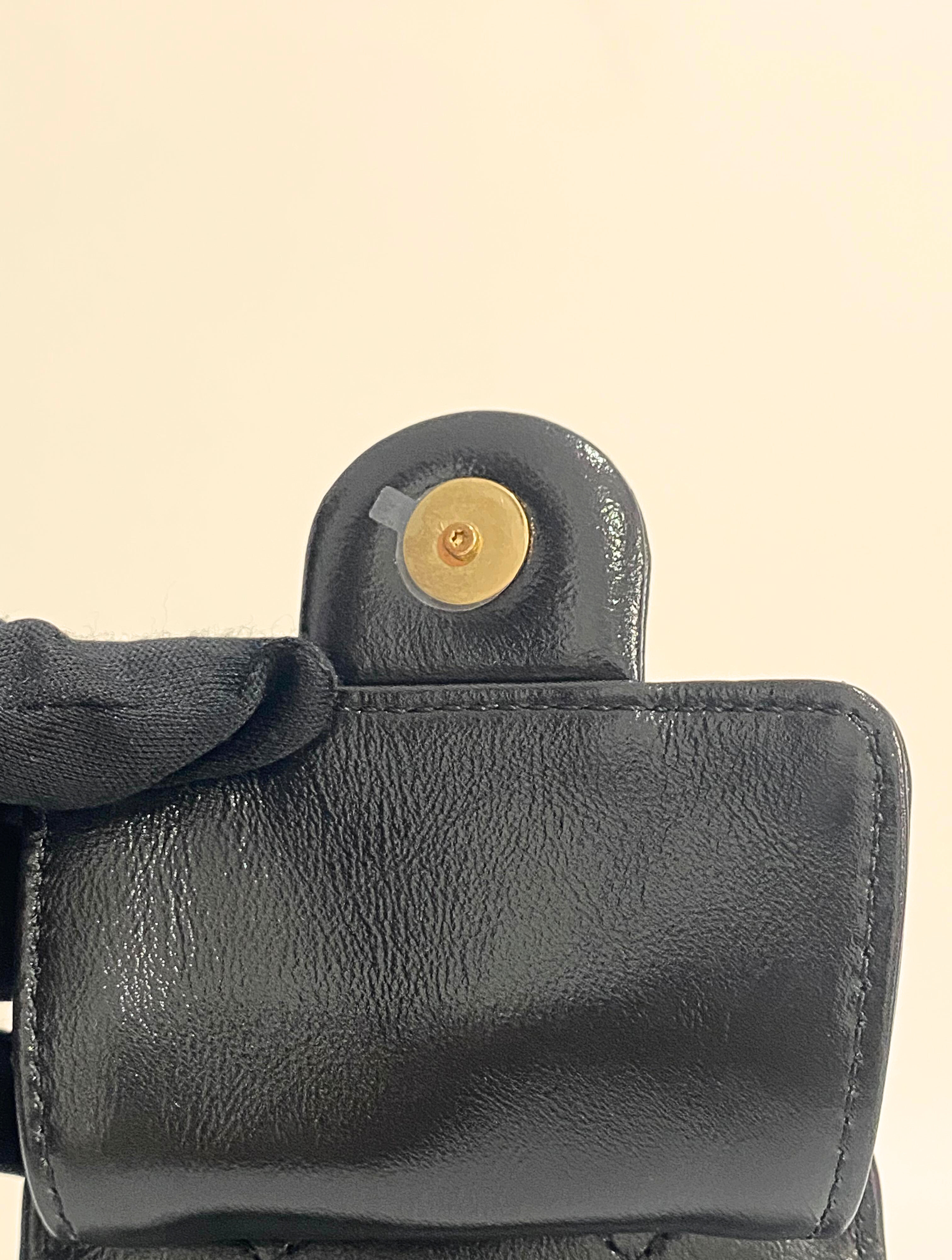 CHANEL 26C Black Mini Lambskin Bag with Mixed Hardware