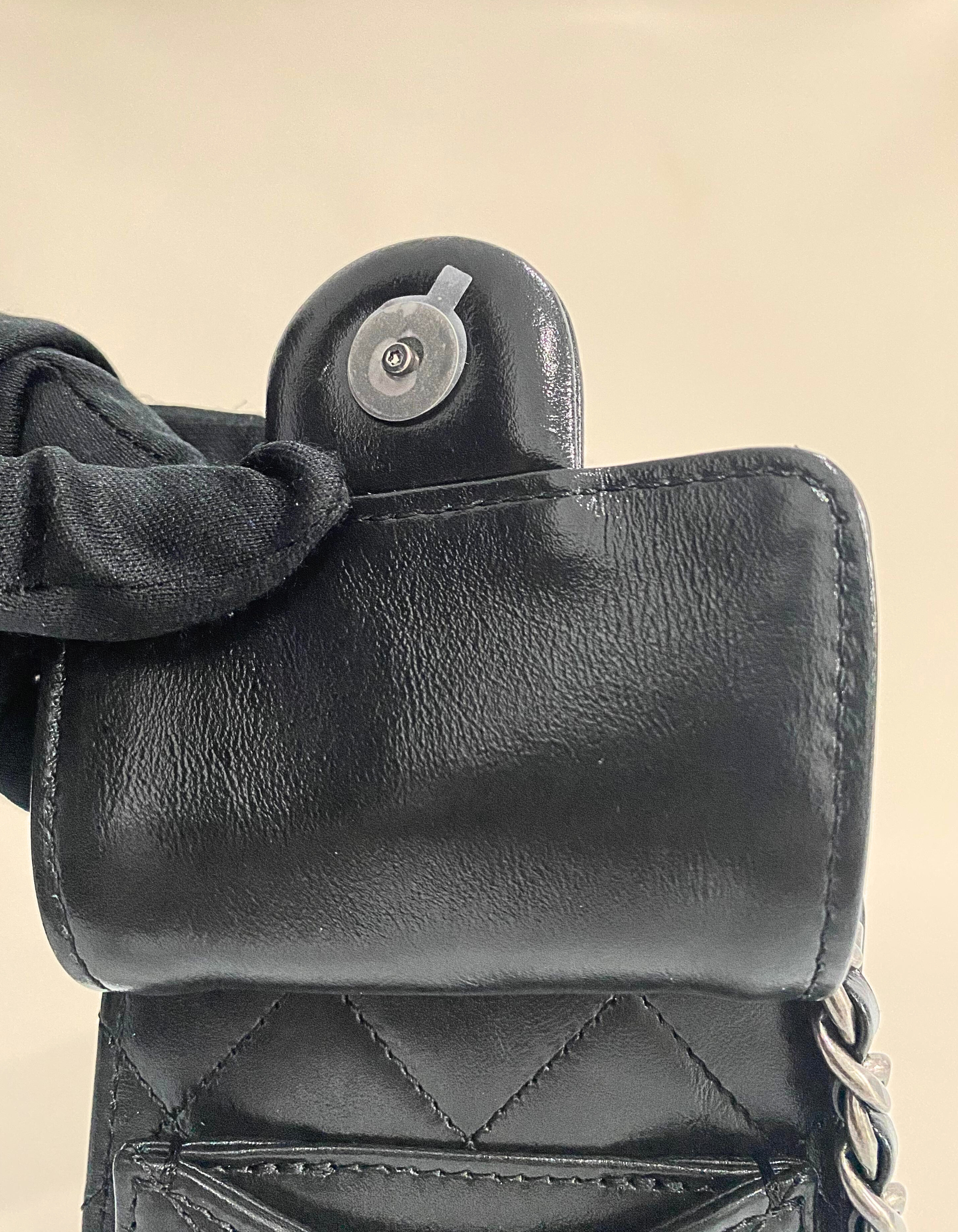 CHANEL 26C Black Mini Lambskin Bag with Mixed Hardware