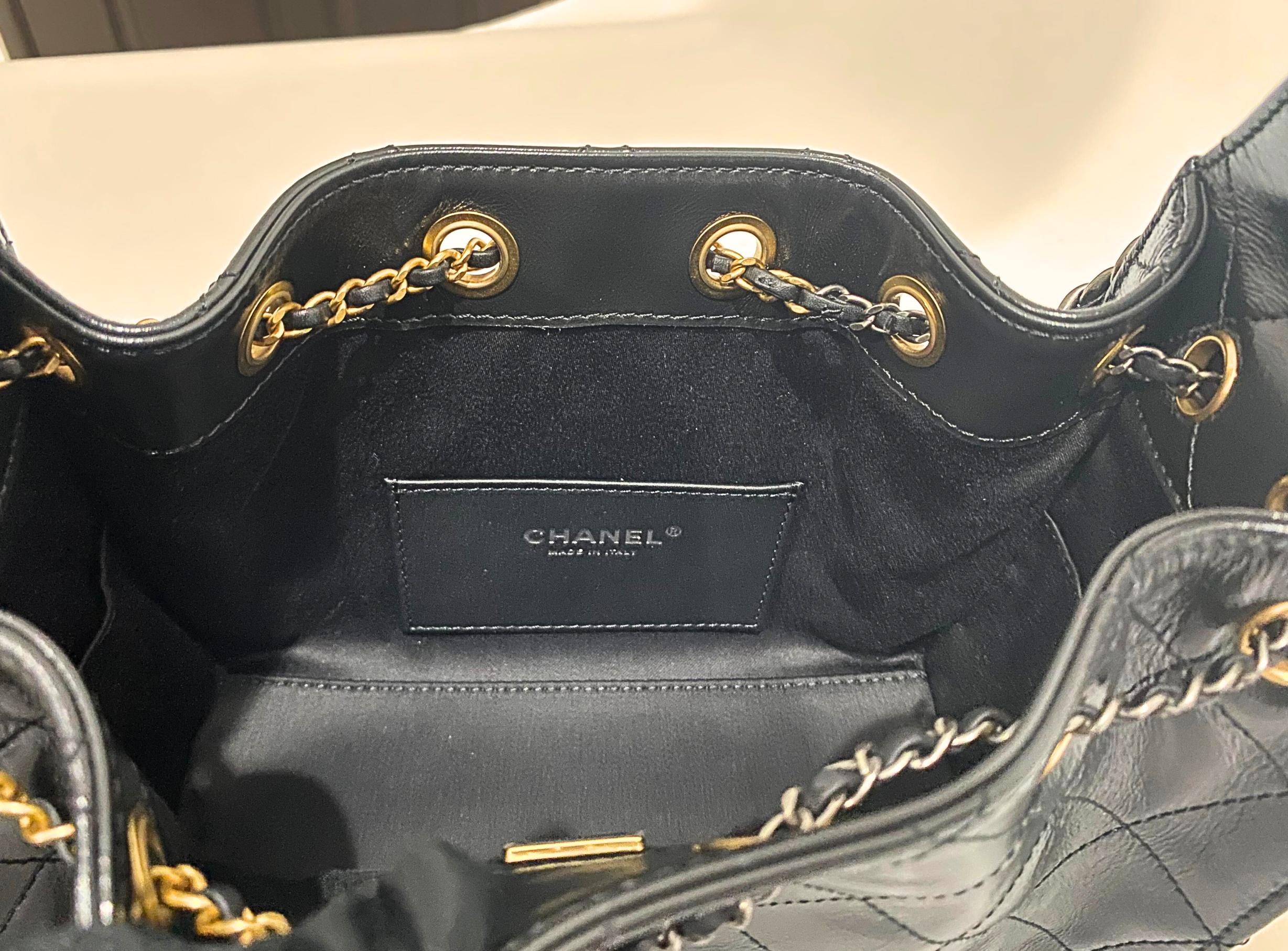 CHANEL 26C Black Mini Lambskin Bag with Mixed Hardware