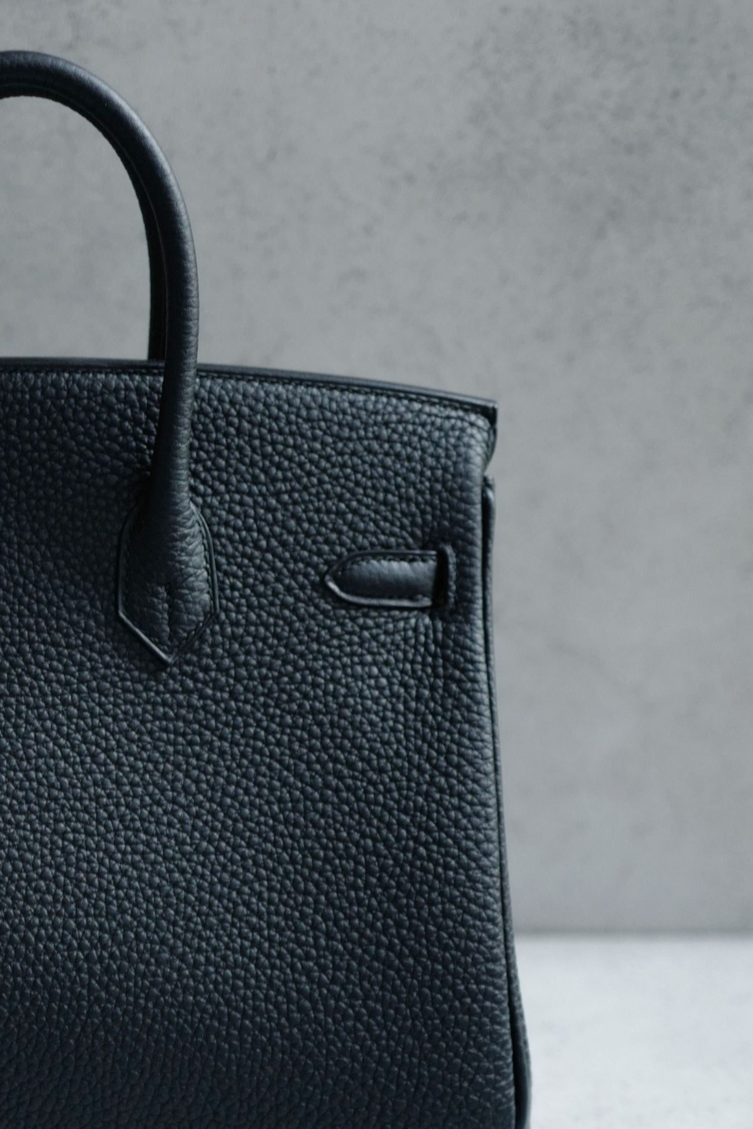 BNIB Hermes Birkin 25 Black Togo Leather Palladium Hardware G Stamp 2026