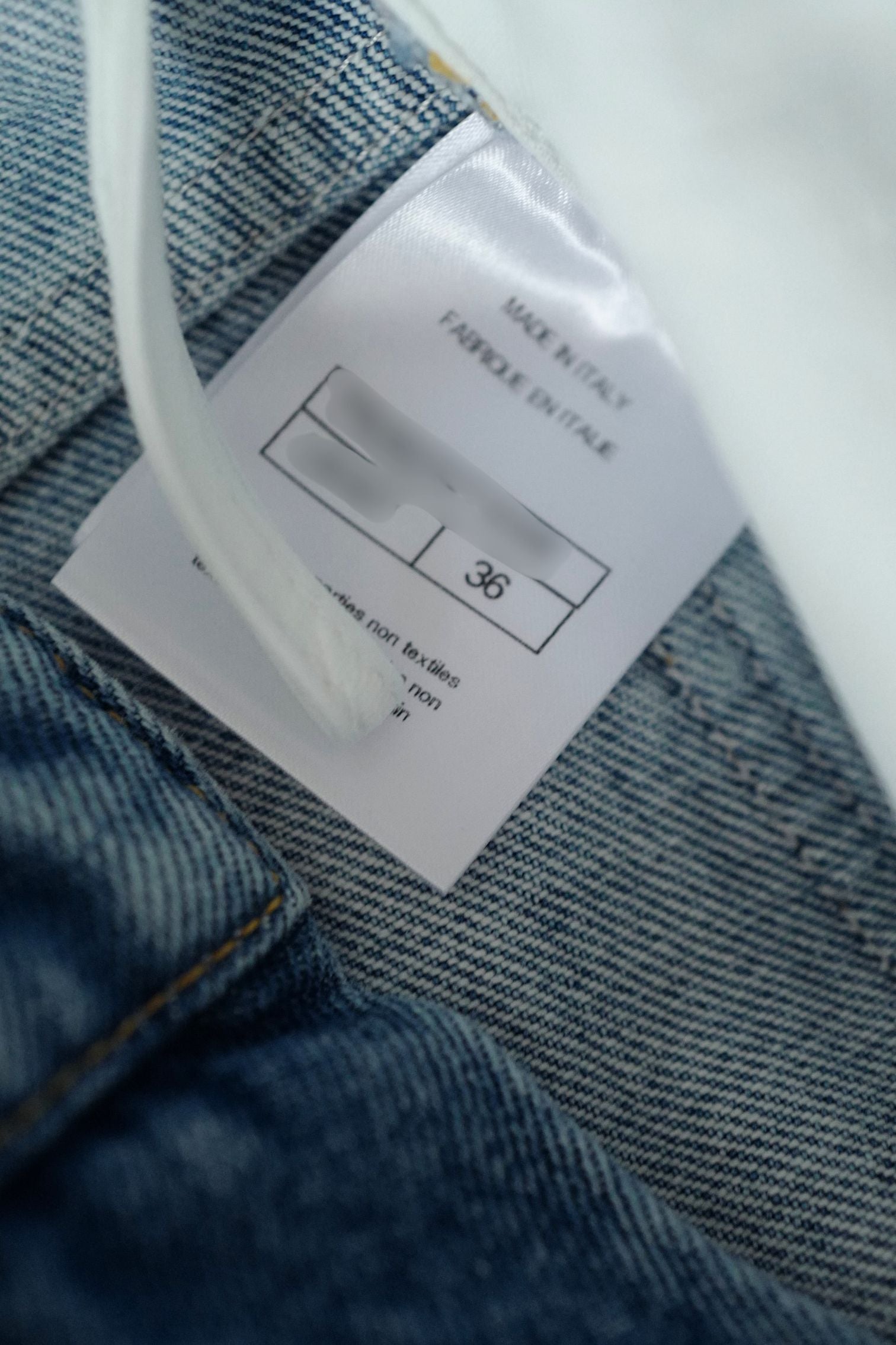 Chanel Métiers d’Art 2026 Matthieu Blazy Denim Blue Jeans Pants Size 36