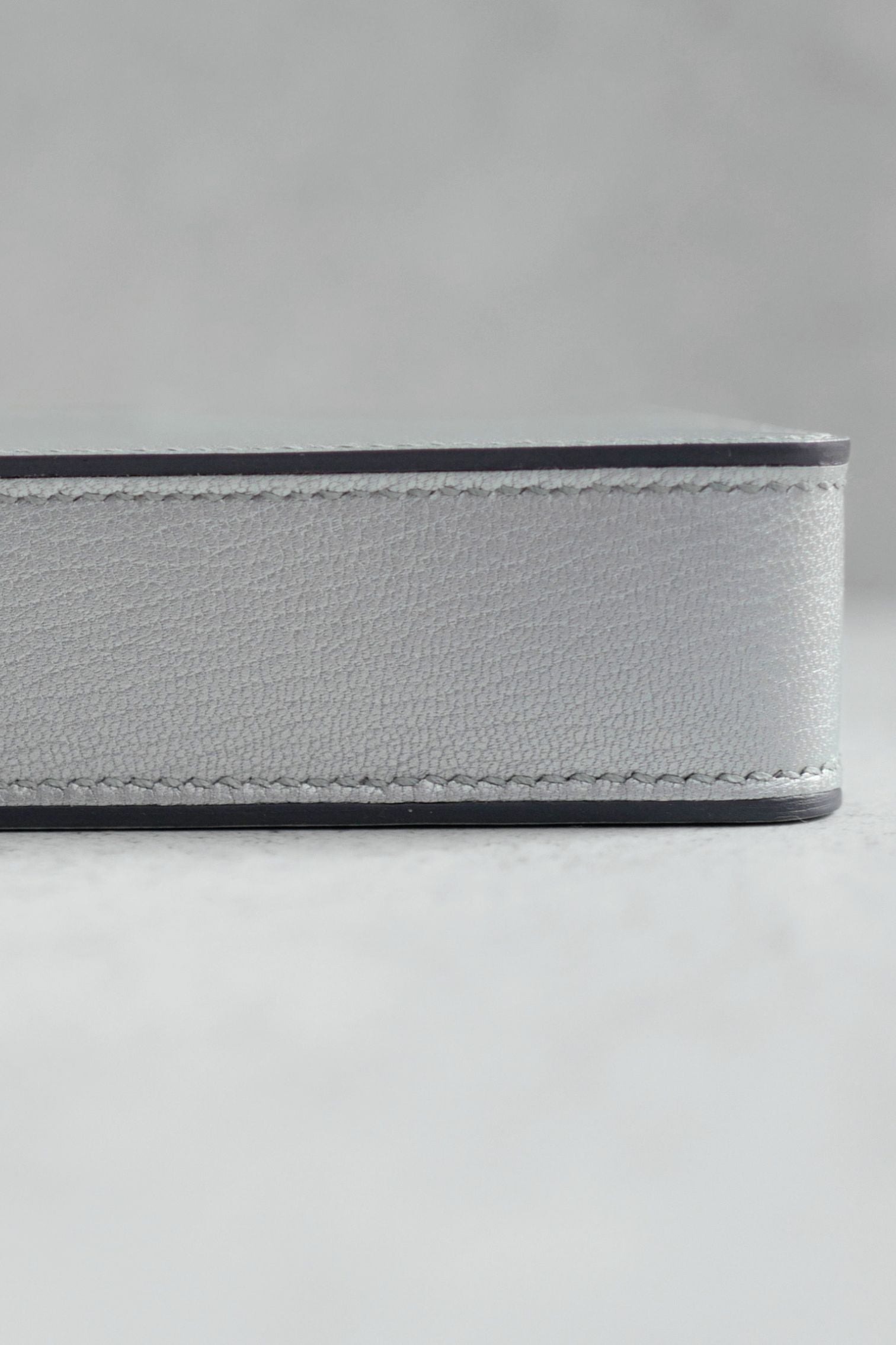 BNIB Hermes Clutch Sanglons Argent Chamkila Goatskin PHW G Stamp 2026