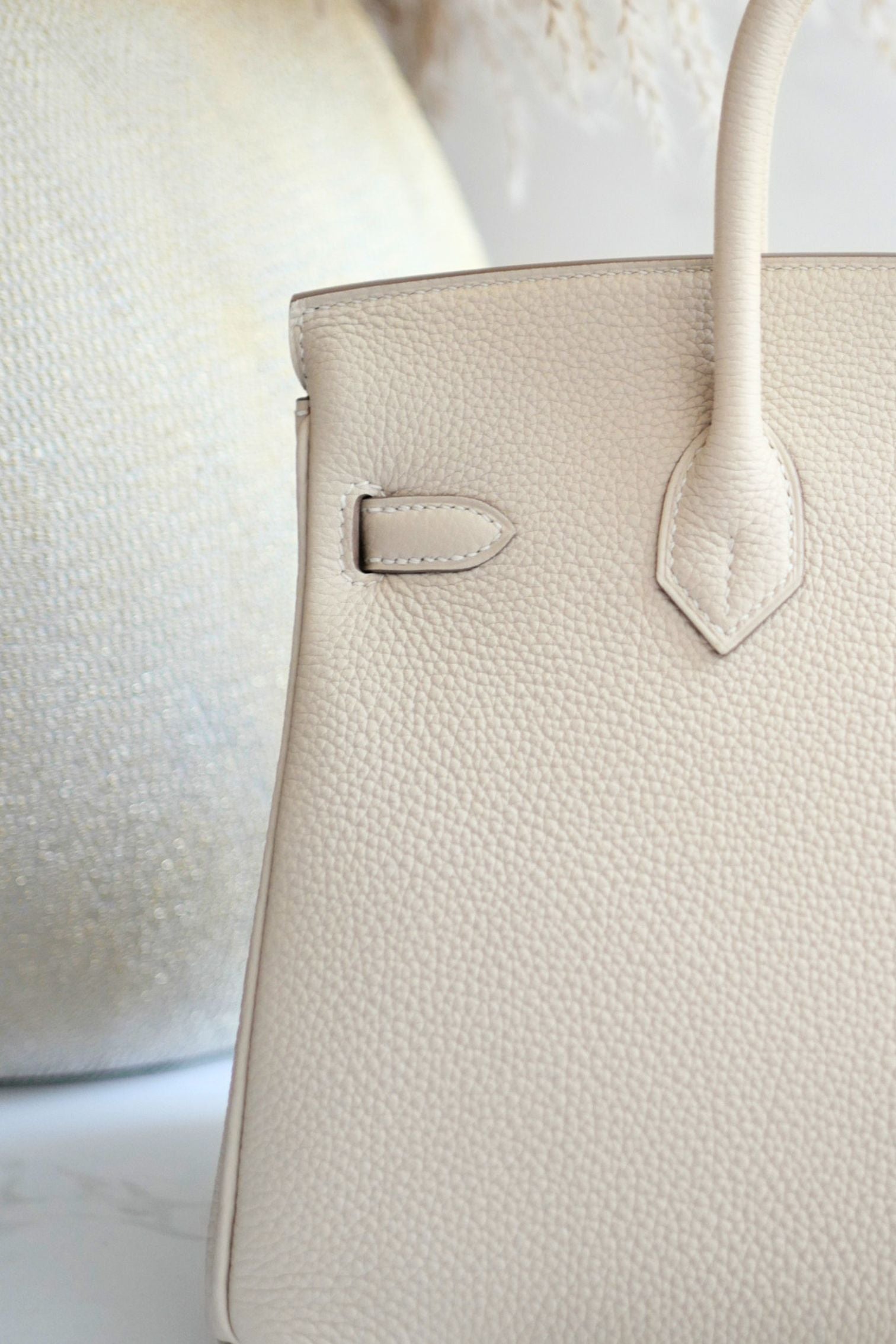 BNIB Hermes Birkin 25 Craie Togo Leather Gold Hardware G Stamp 2026