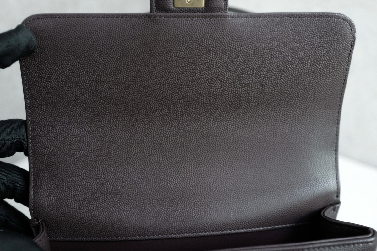 Chanel 26S Preppy Coco 22 Small Brown Grained Calfskin GHW Matthieu Blazy