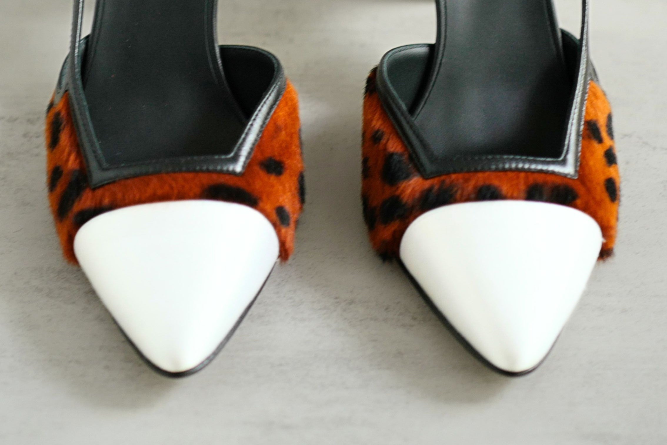Chanel 26A Métiers d’Art Matthieu Blazy Slingback Heels Leopard size 38.5