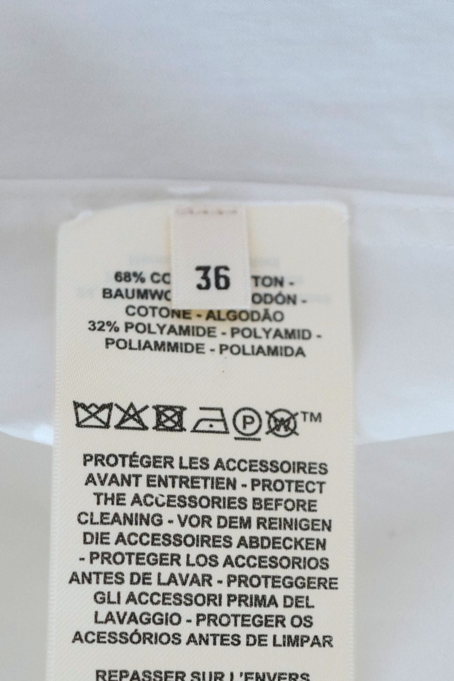 Hermès Chemise Coulissée Sans Manches Blanc Cassé Technical Cotton Size 36