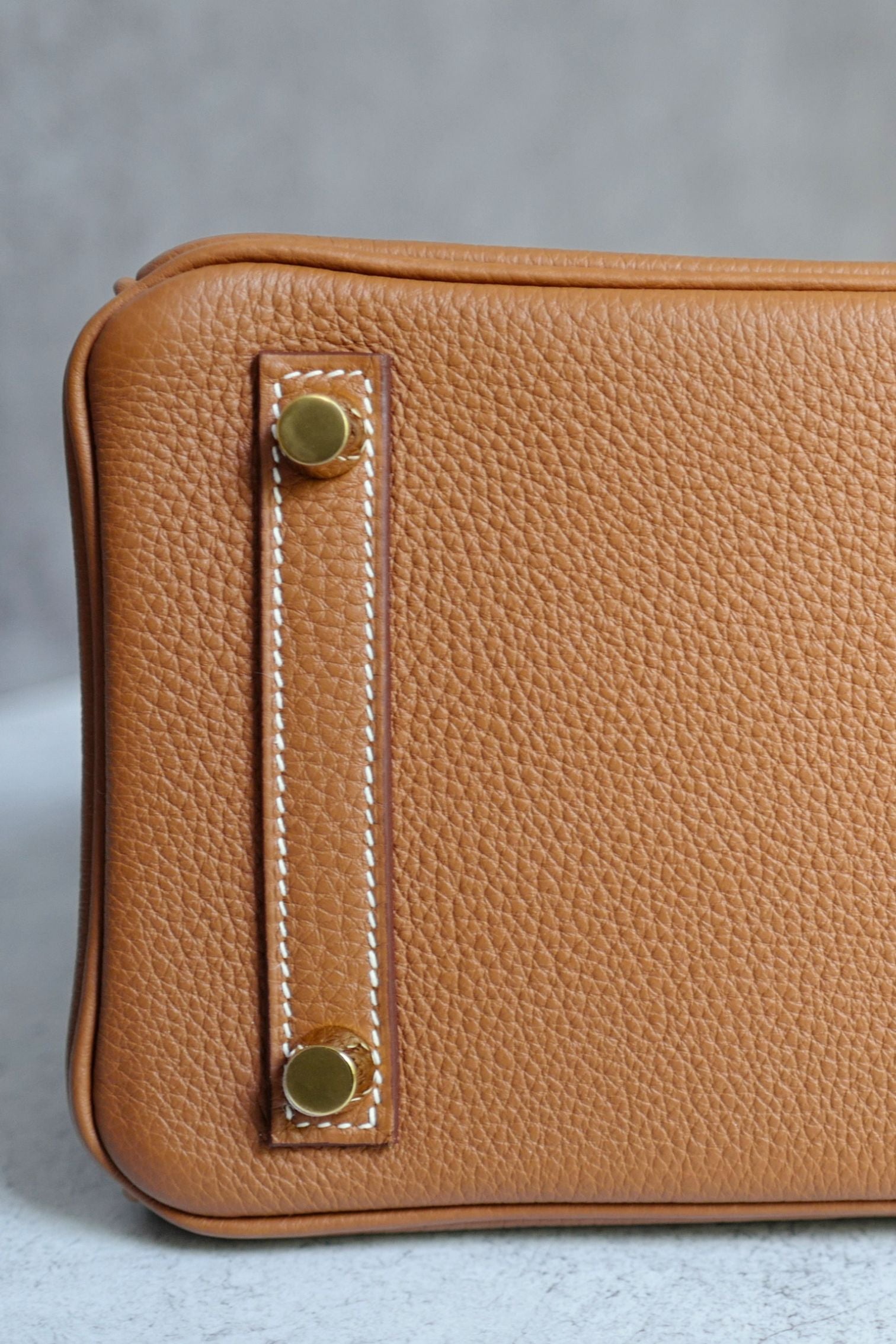 Hermes Birkin 25 Gold Togo Leather Gold Hardware W Stamp 2024