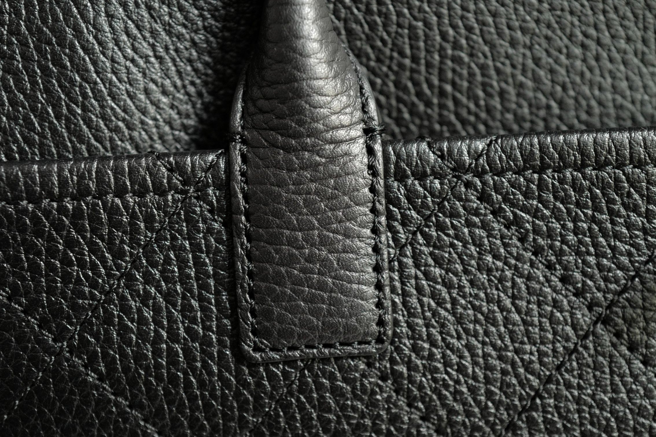 Chanel 26S Shopping Bag 38 "Matthieu Blazy's" Black Grained Calfskin Gold HW