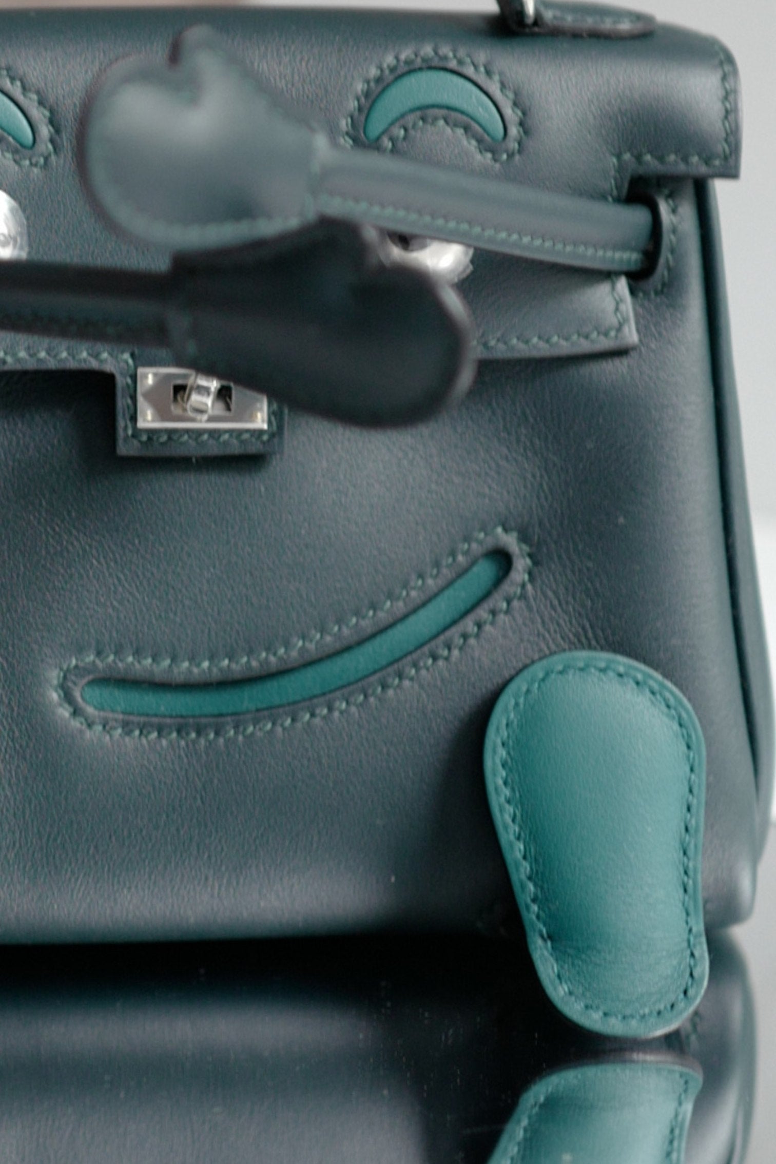 BNIB Hermes Kelly Dole Swift Calfskin Vert Cypres Vert Bosphore PHW