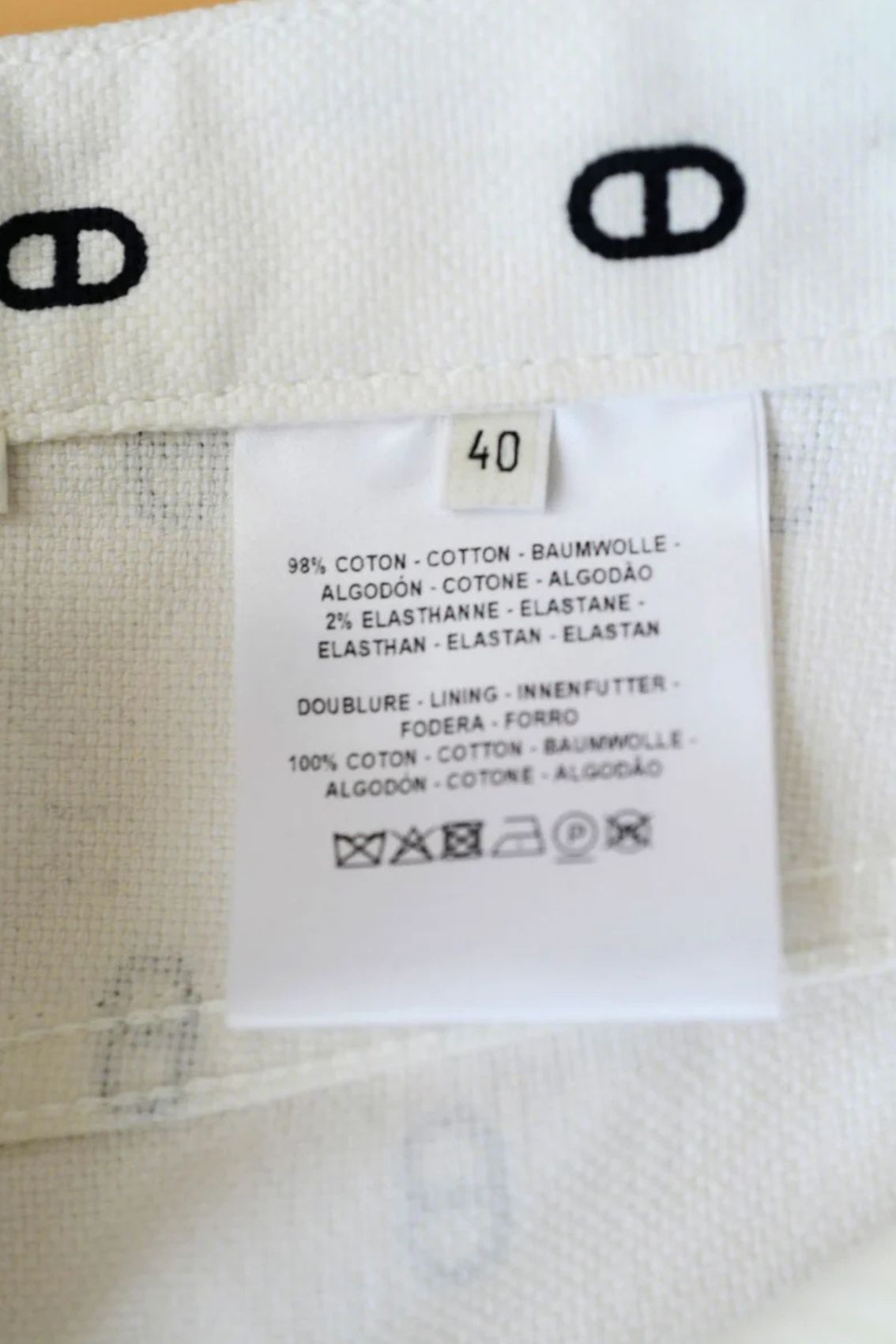 BNIB Hermes Chaine D’ancre 5 Pocket Pants Blanc Casse White Size 40
