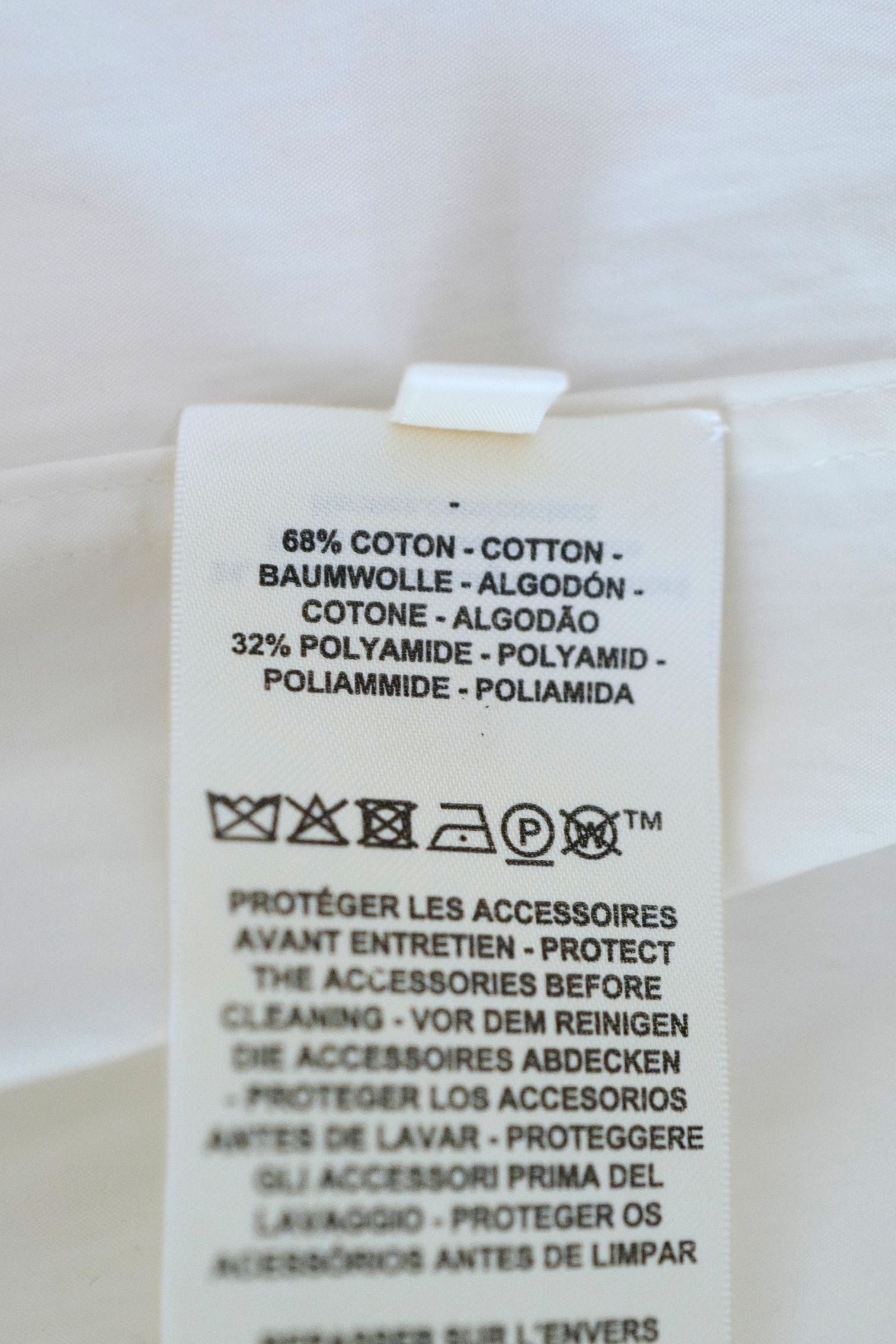 Hermès Chemise Coulissée Sans Manches Blanc Cassé Technical Cotton Size 36