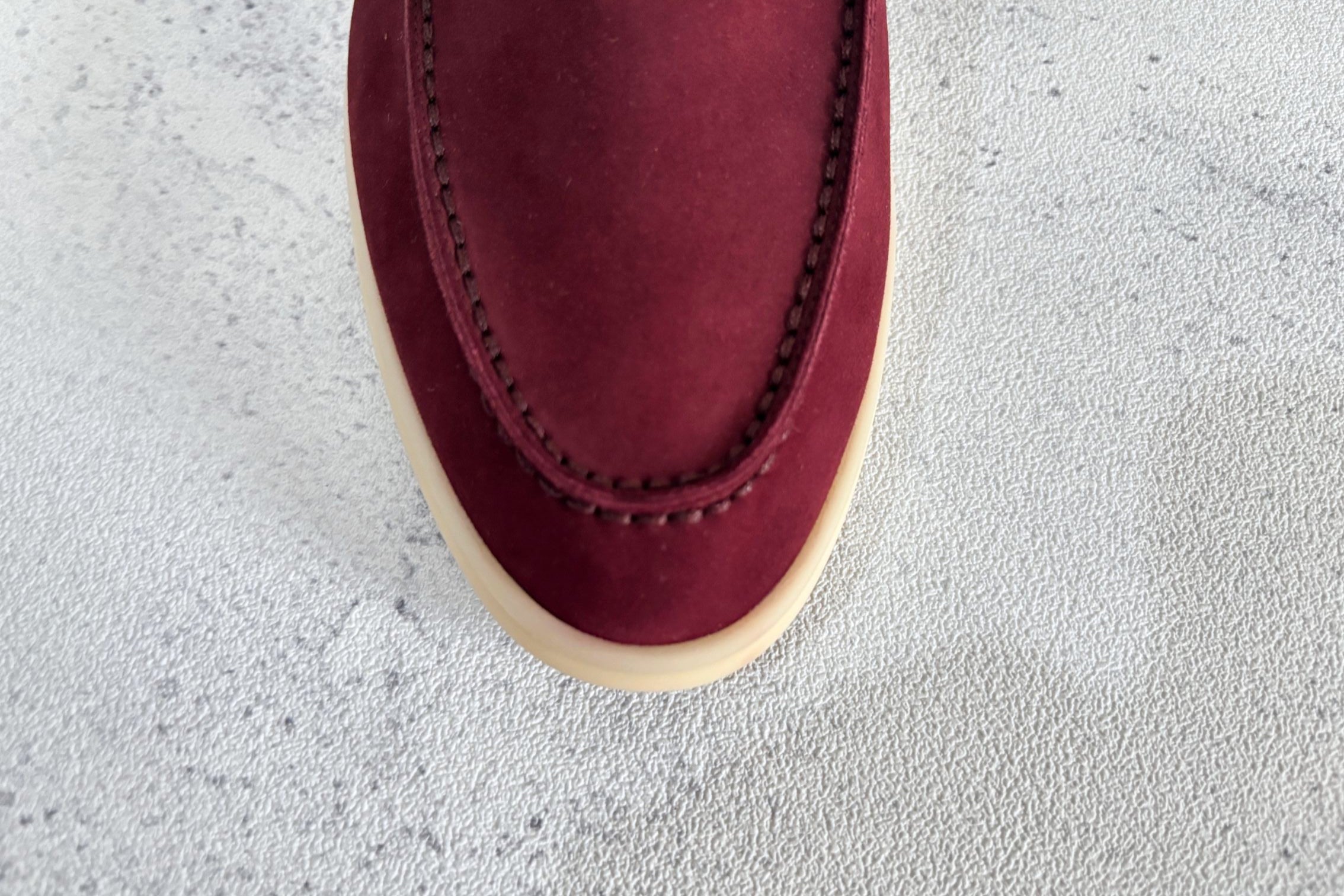 Loro Piana Summer Charms Walk Loafers Azuki Beans Lizard/Suede 37 Limited Ed