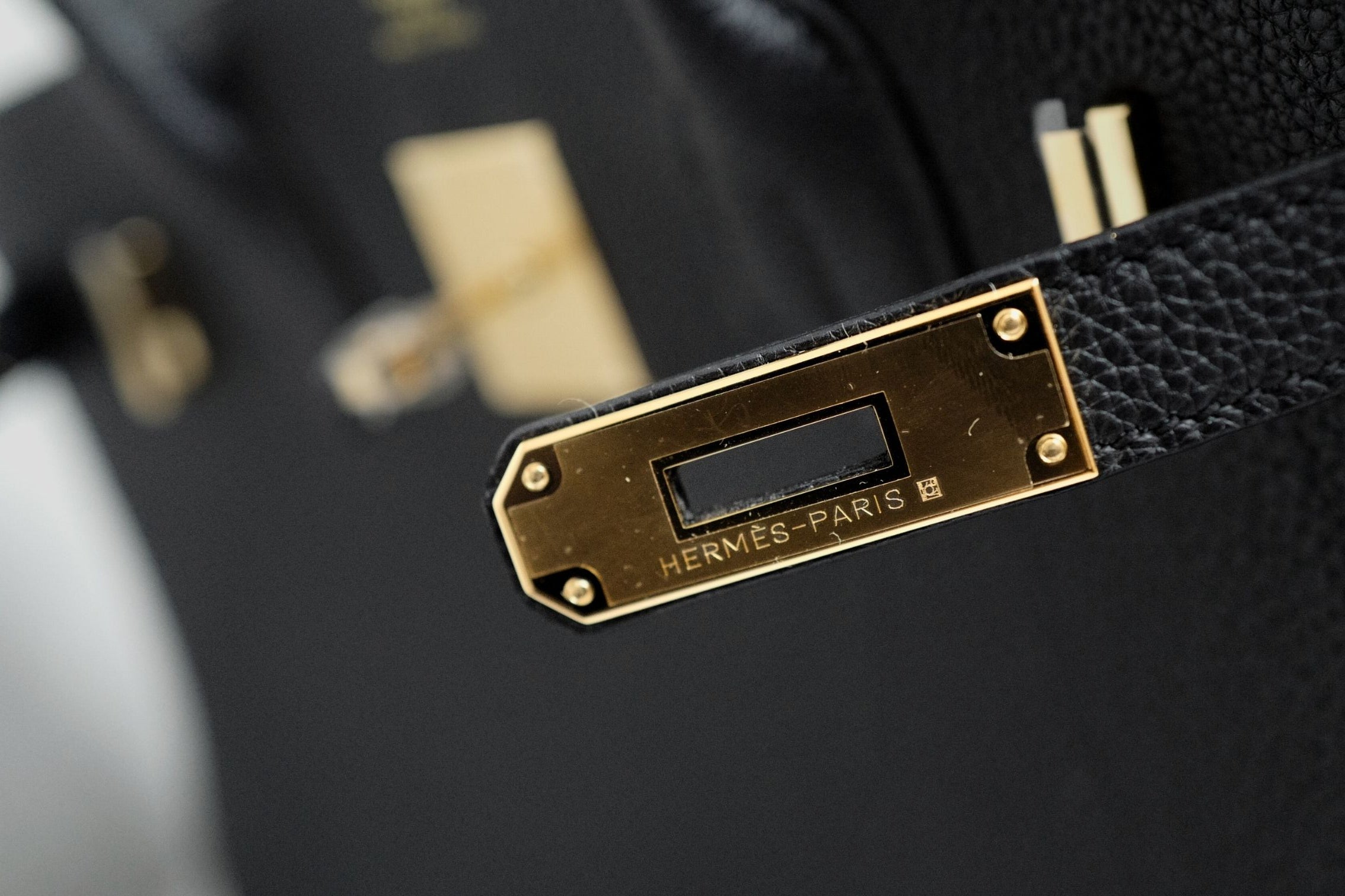 Hermès Birkin 30 Black Togo Leather Gold Hardware K Stamp