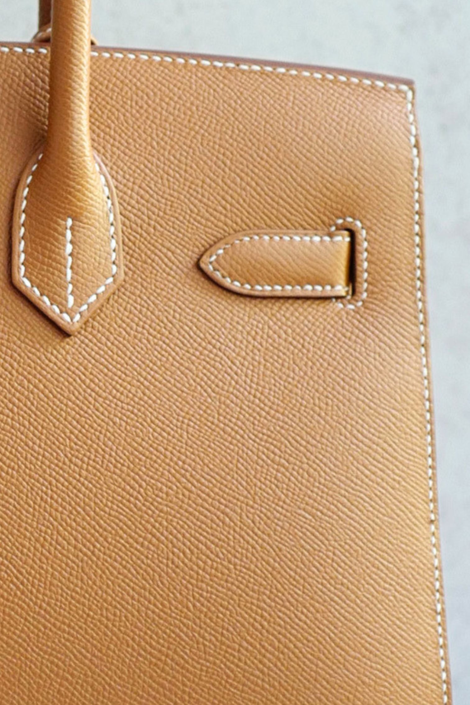 Hermès Birkin 30 Gold Epsom Sellier Palladium Hardware Z Stamp