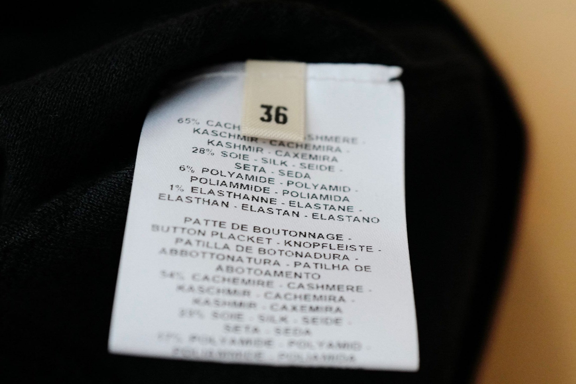 Hermès Palefroi Double Face Knit Cardigan Noir Cashmere Silk Size 36