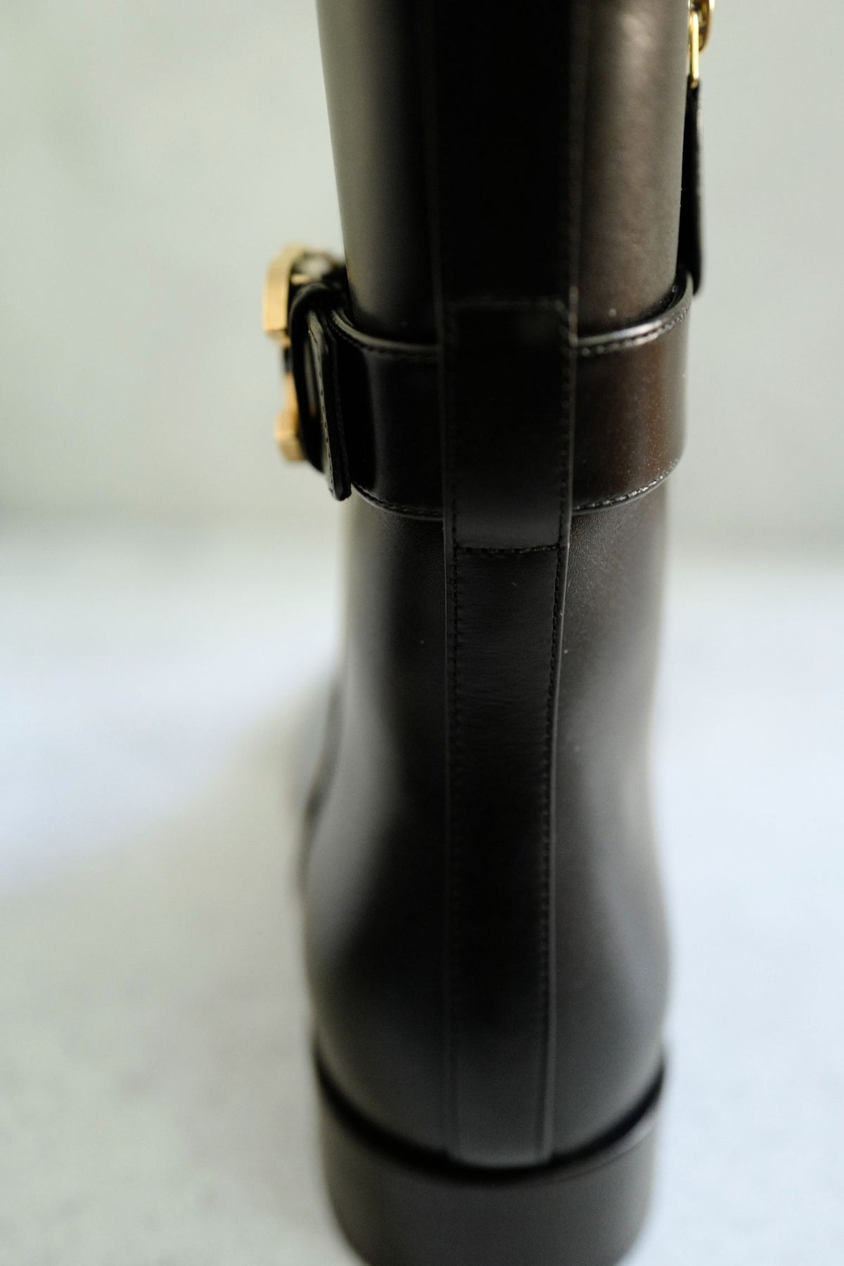 BNIB Chanel 26K Short Boots Black Calfskin Leather Size 38
