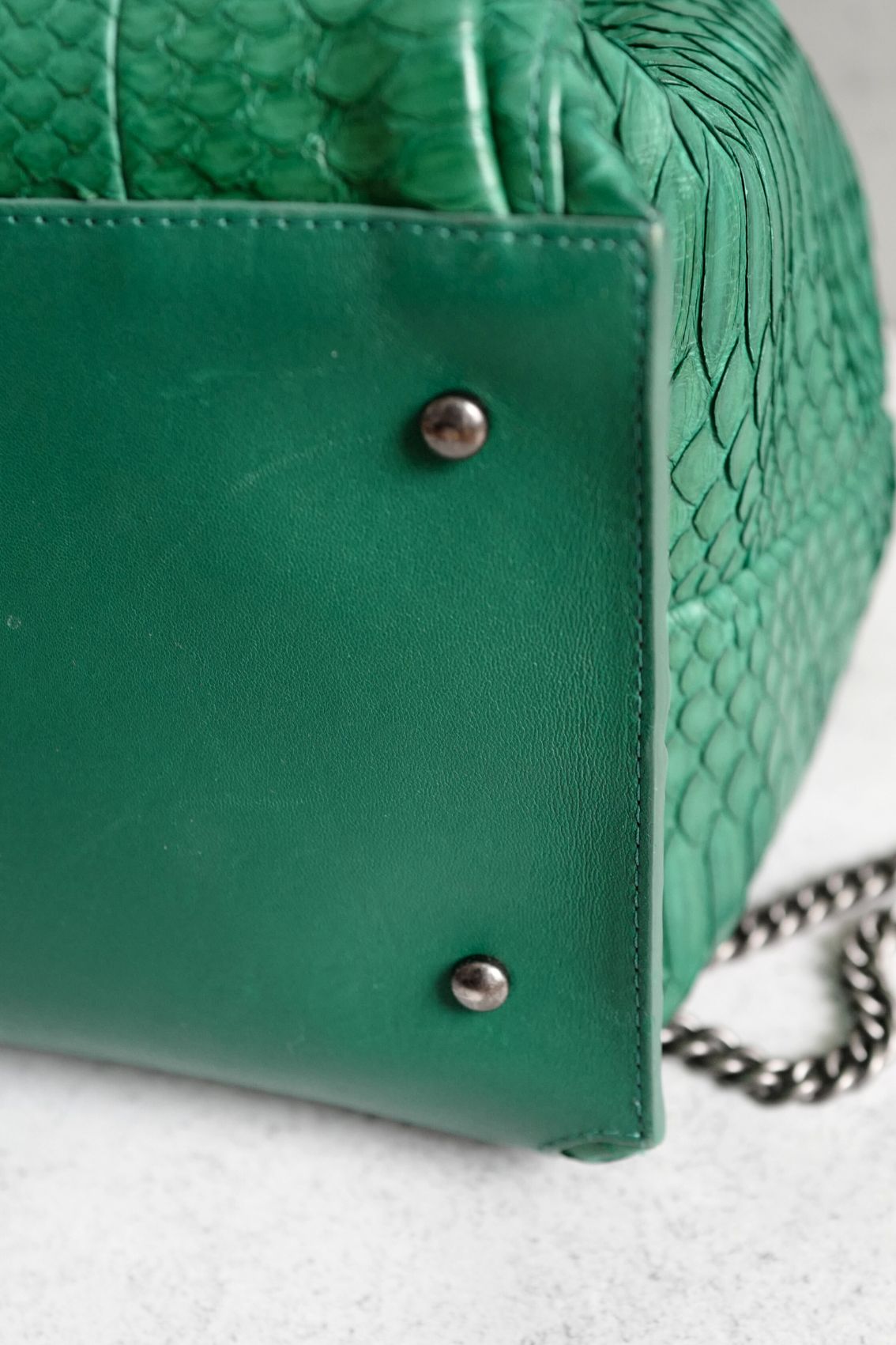 Chanel Gabrielle Backpack Drawstring bag In Phyton Exotic Rare Limited