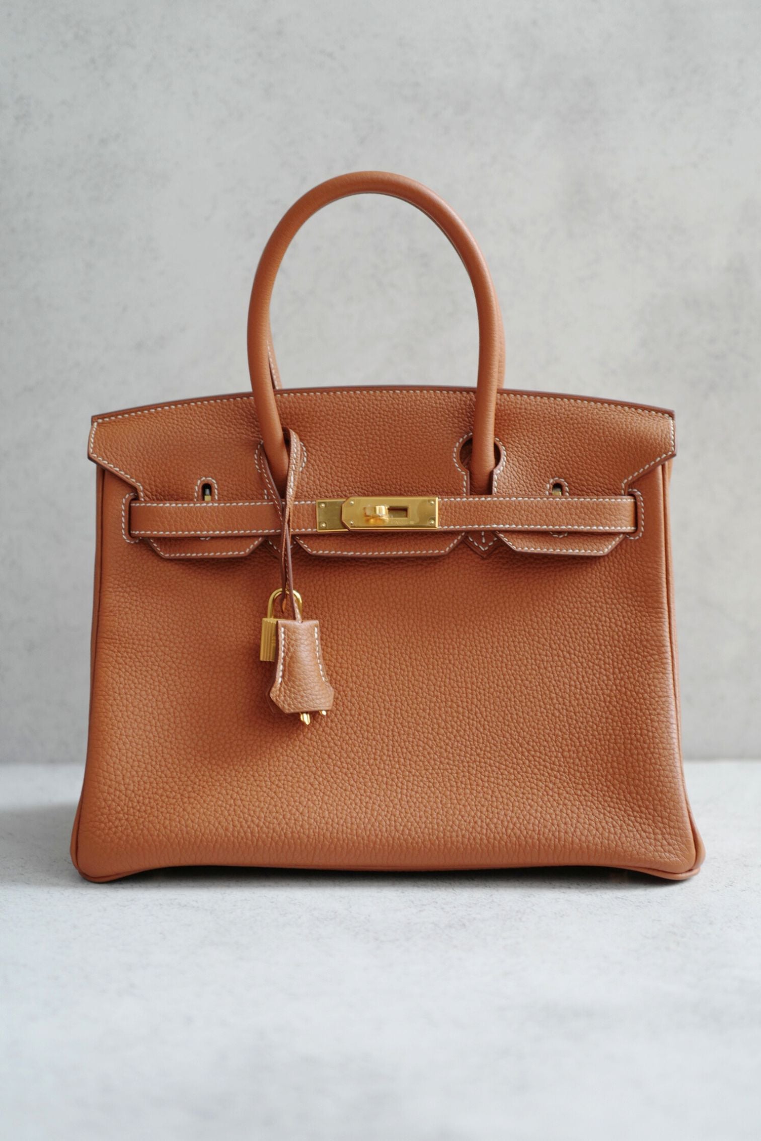 Hermès Birkin 30 Gold Togo Leather Gold Hardware Z Stamp