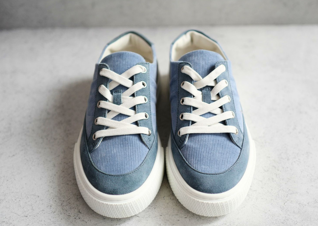 BNIB Hermes Deep Sneaker Bleu Pinede Size 39.5