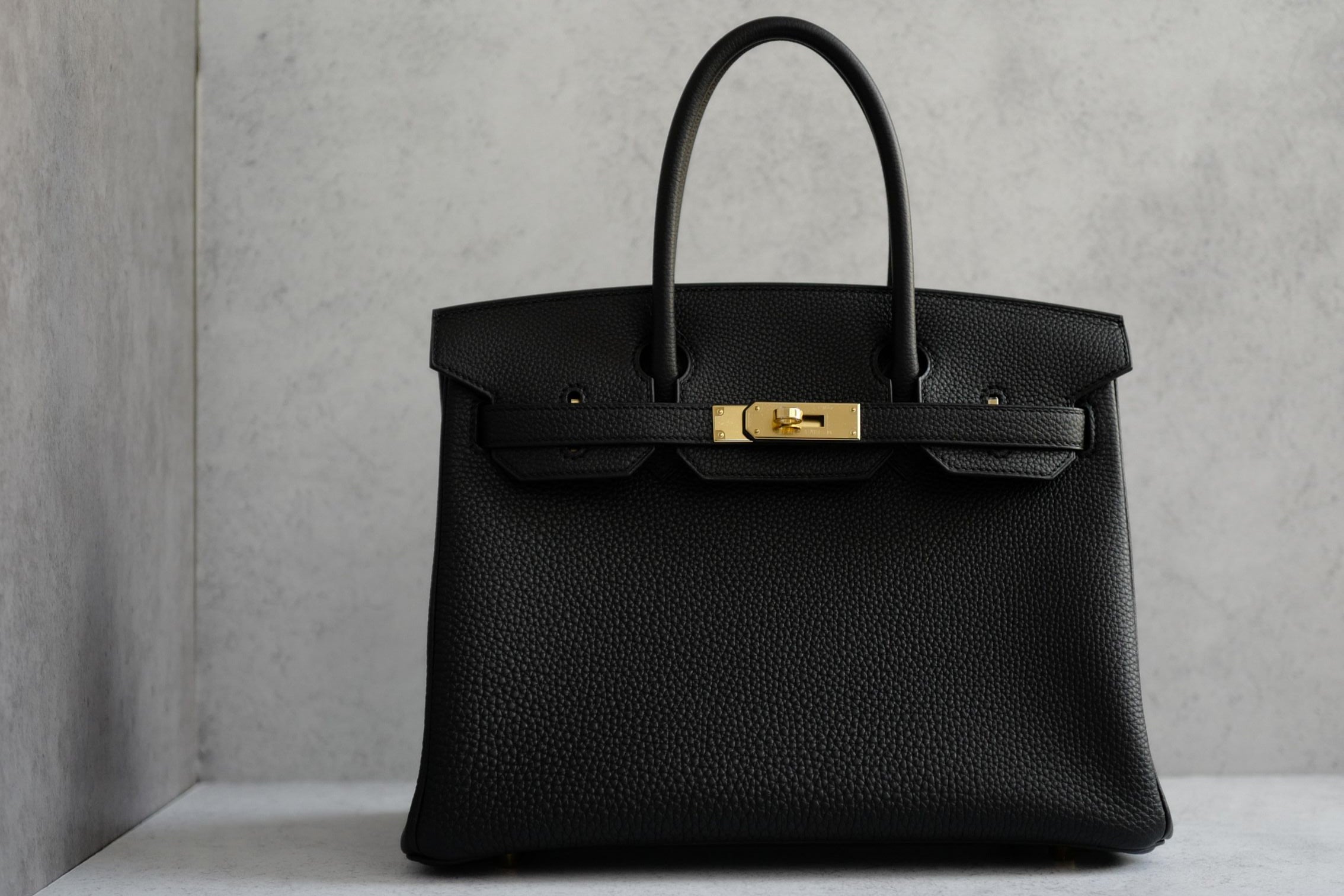 BNIB Hermes Birkin 30 Black Togo Leather Gold Hardware G Stamp 2026