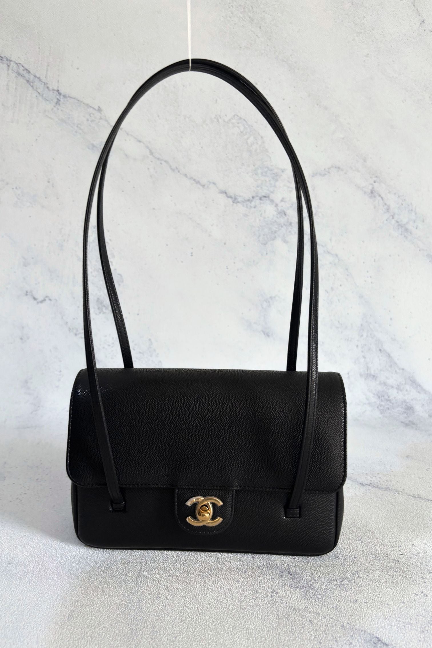 Chanel 26S Preppy Coco 22 Small Black Grained Calfskin GHW Matthieu Blazy