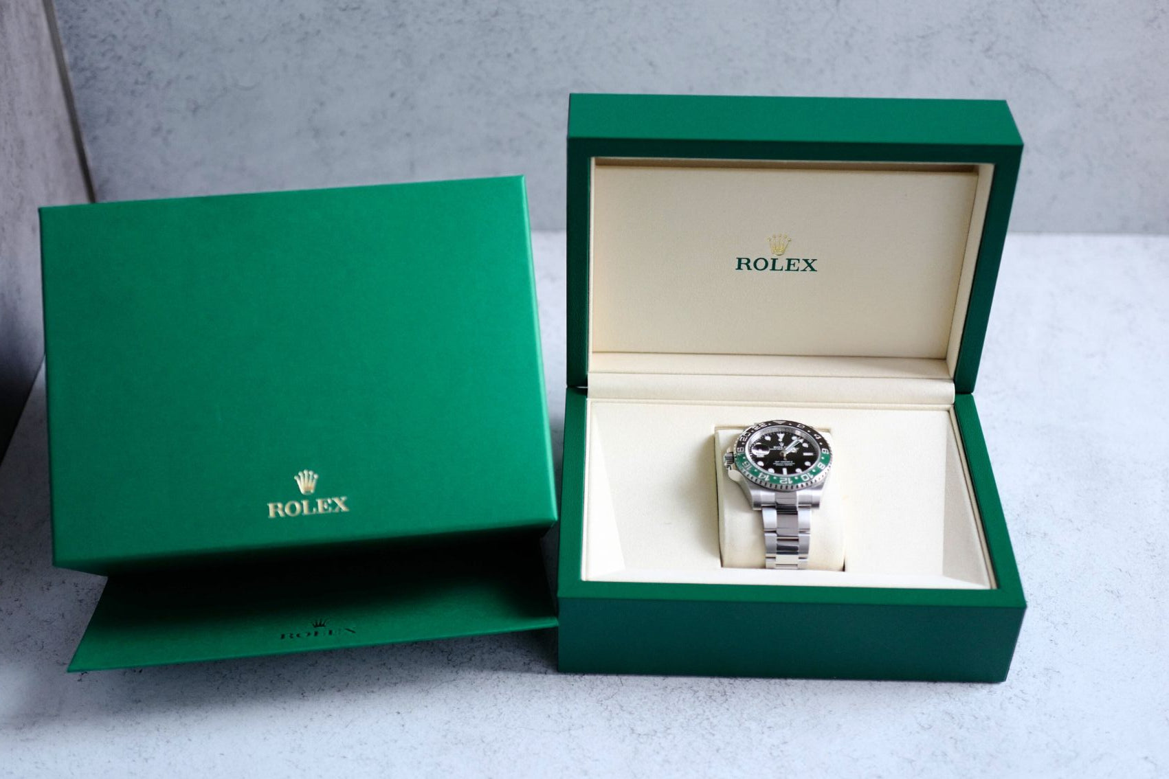 Rolex GMT Master II Black Sprite Oystersteel 40mm