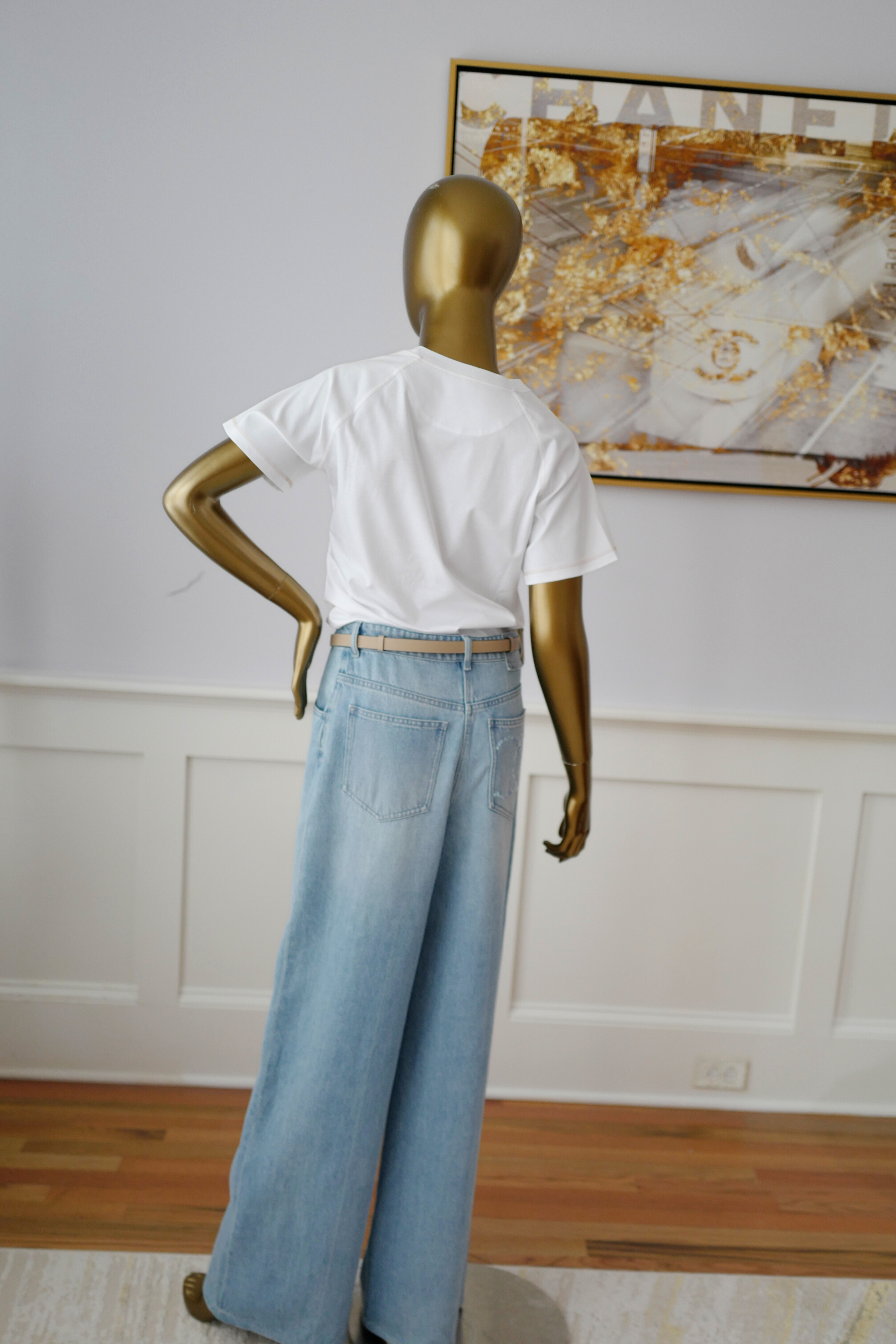 NEW Hermès Candy Libris Print T-Shirt White Cotton Size 38