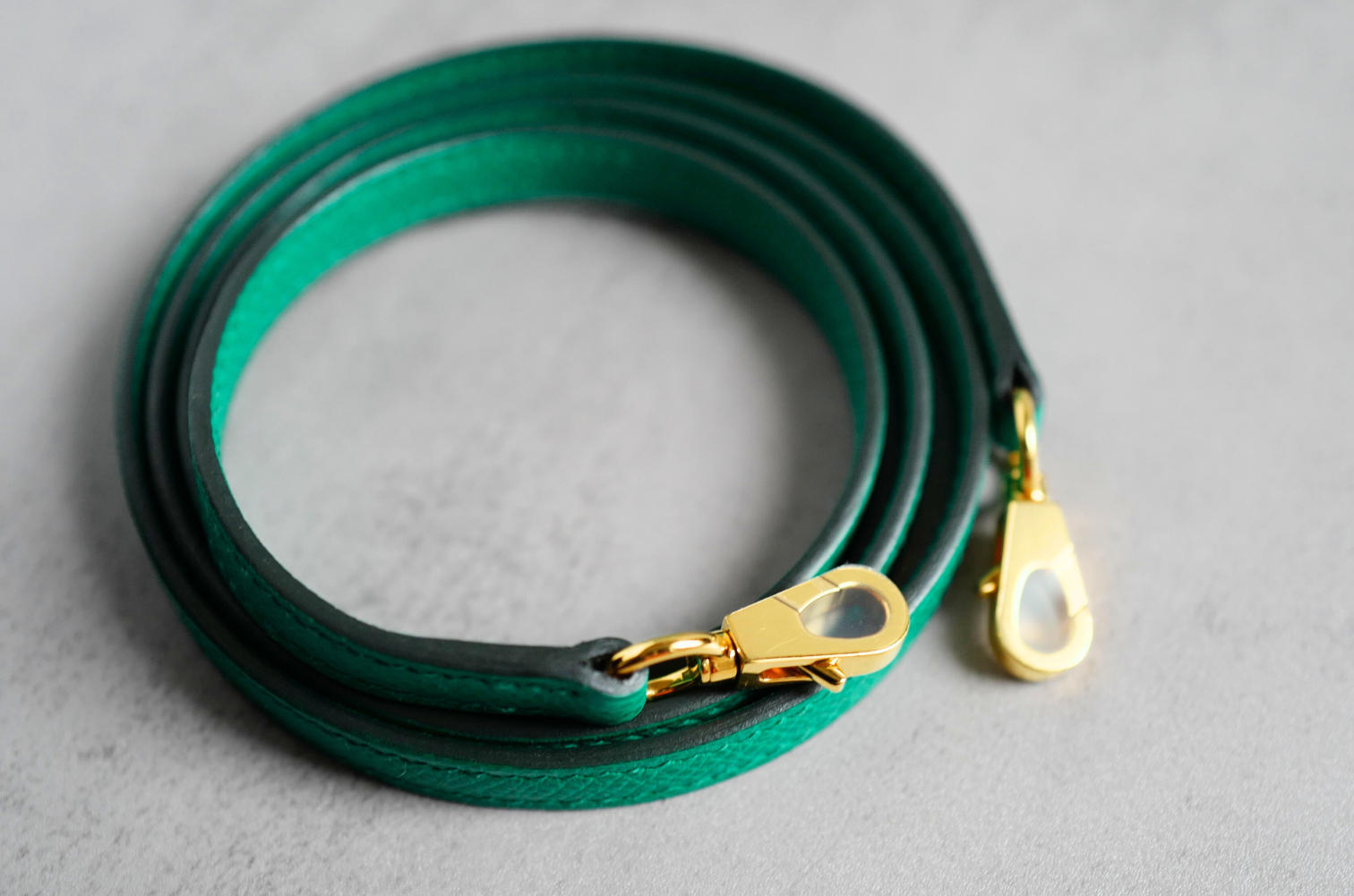 Hermès Mini Kelly 20 Vert Jade Epsom Leather Gold Hardware Z