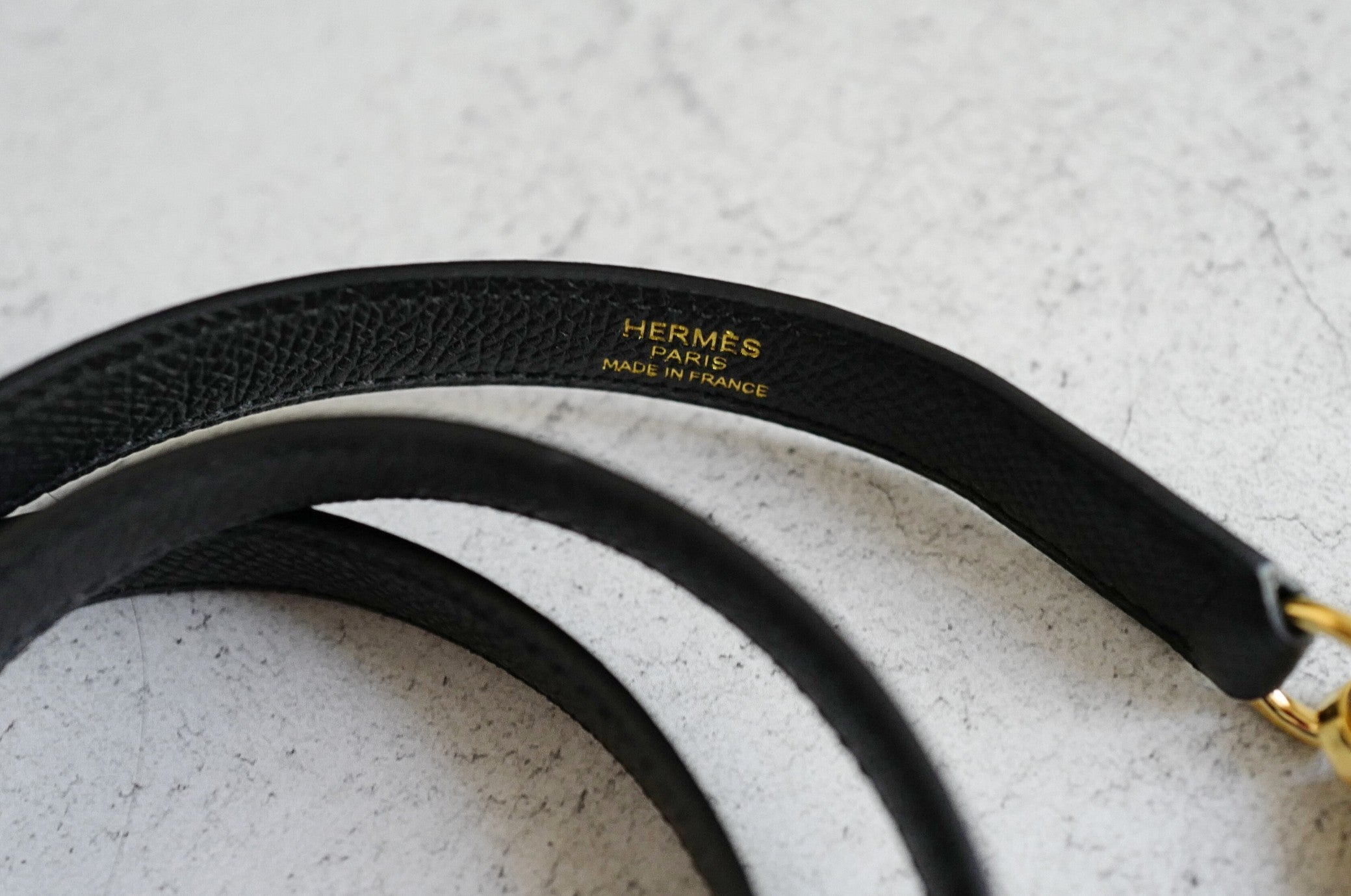 Hermes Kelly Sellier 28 Black Epsom Leather Permabrass Hardware B Stamp 2023