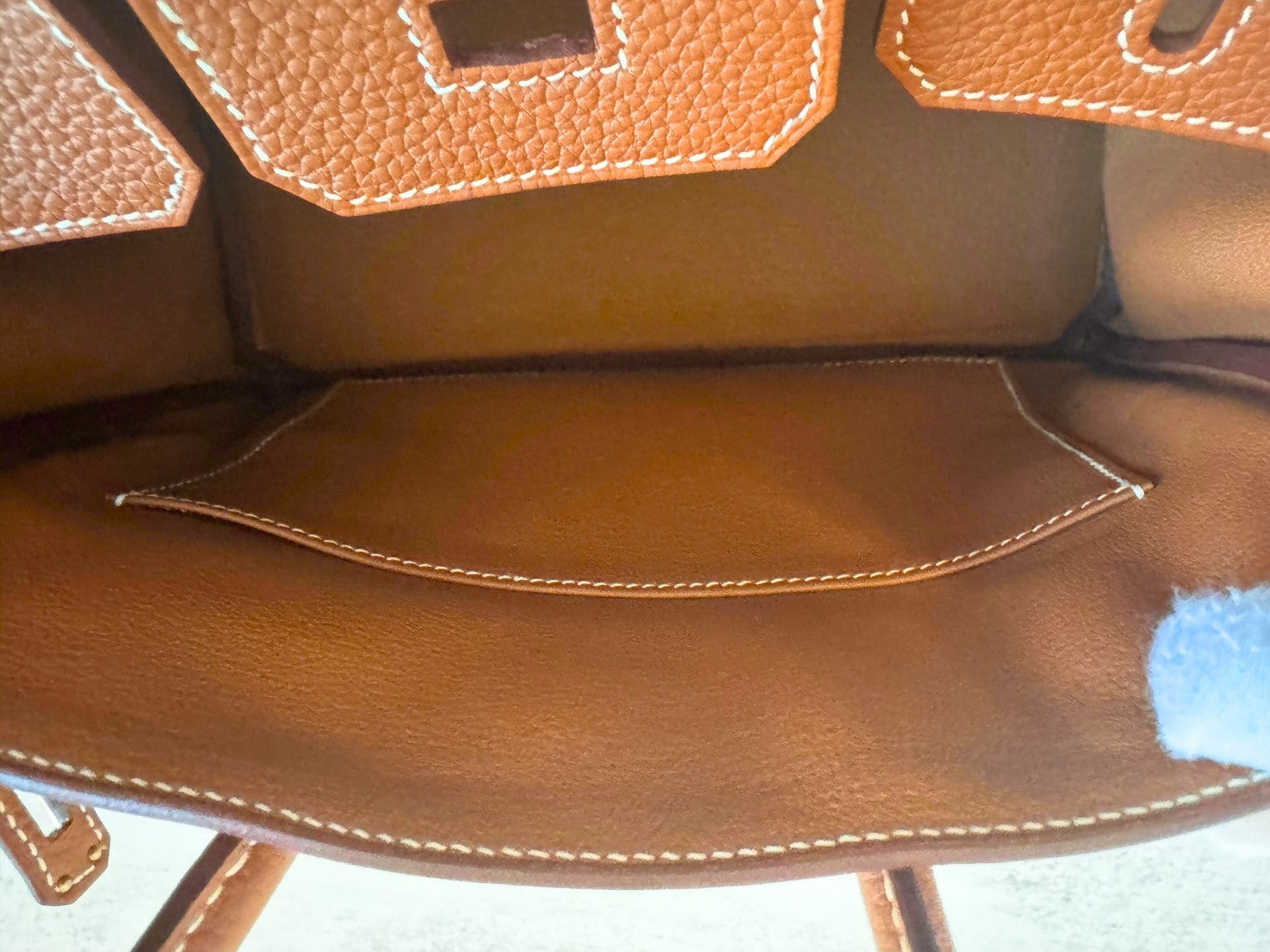 BNIB Hermès Birkin 25 Bag Gold Togo Leather with Gold Hardware Stamp K