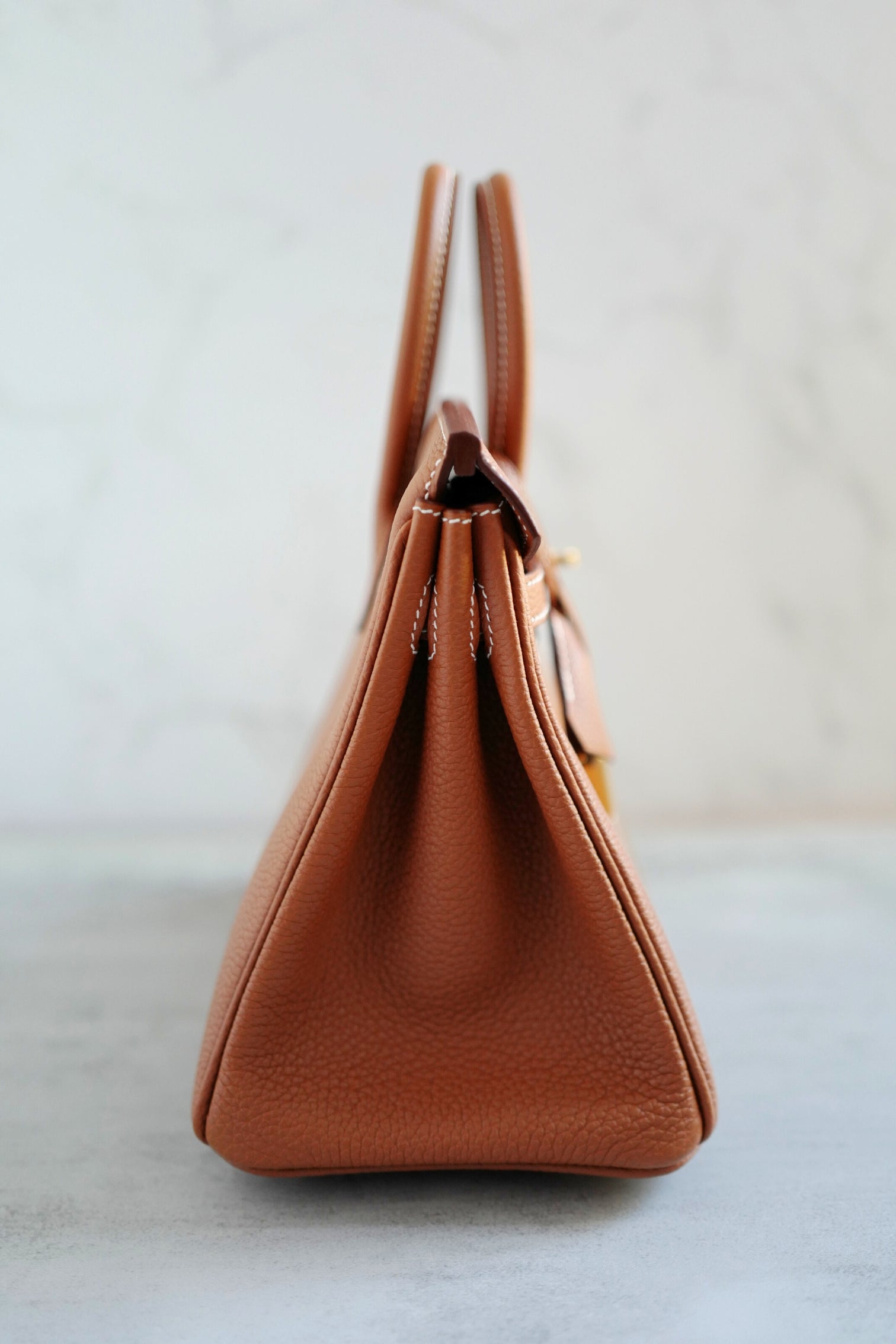 BNIB Hermès Birkin 25 Bag Gold Togo Leather with Gold Hardware Stamp K