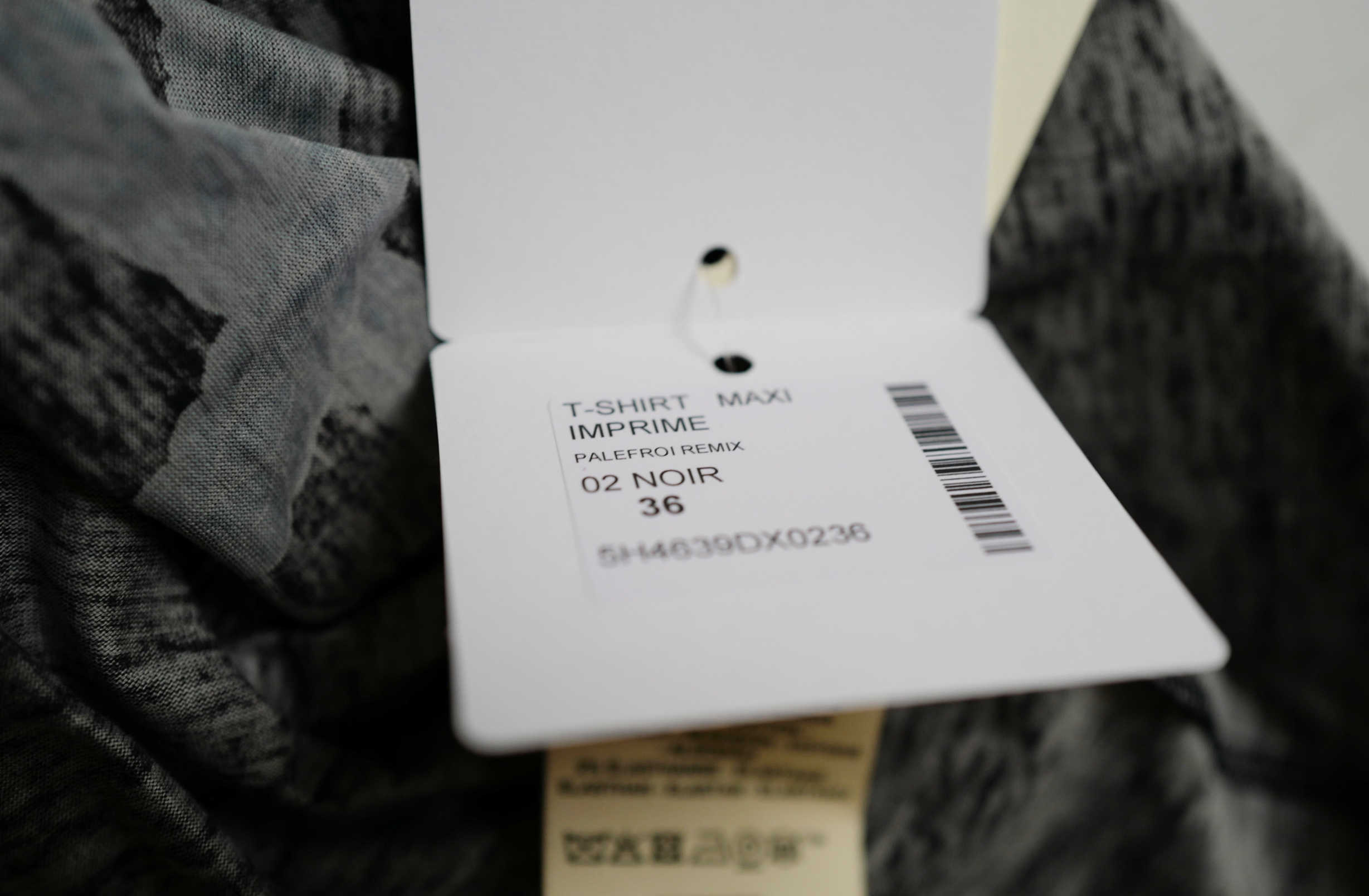 NEW Hermès Palefroi Remix Maxi Imprimé T-Shirt Black Cotton Size 36