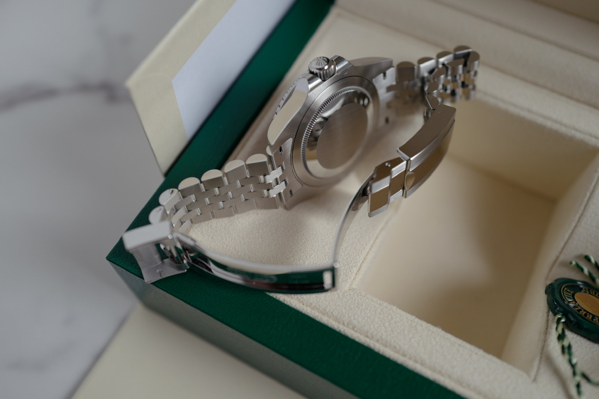 BNIB Rolex GMT-Master Batman Jubilee Bracelet - 126710BLNR 2024 BNIB Full Set