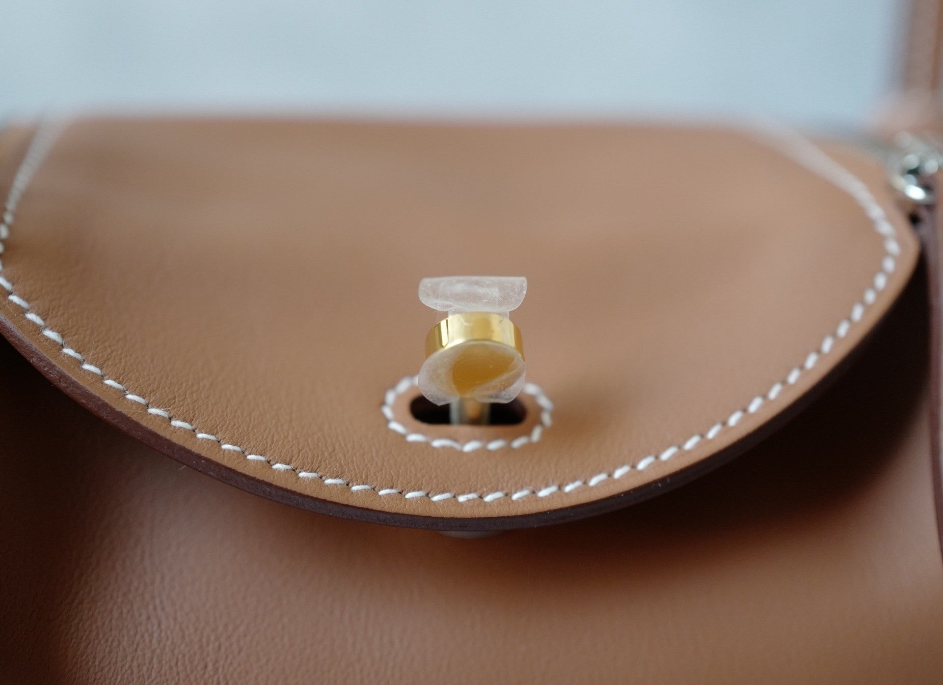 BNIB Hermès Lindy Mini II Bag Swift Leather Gold 37 Electrum Silver/Gold Hardware