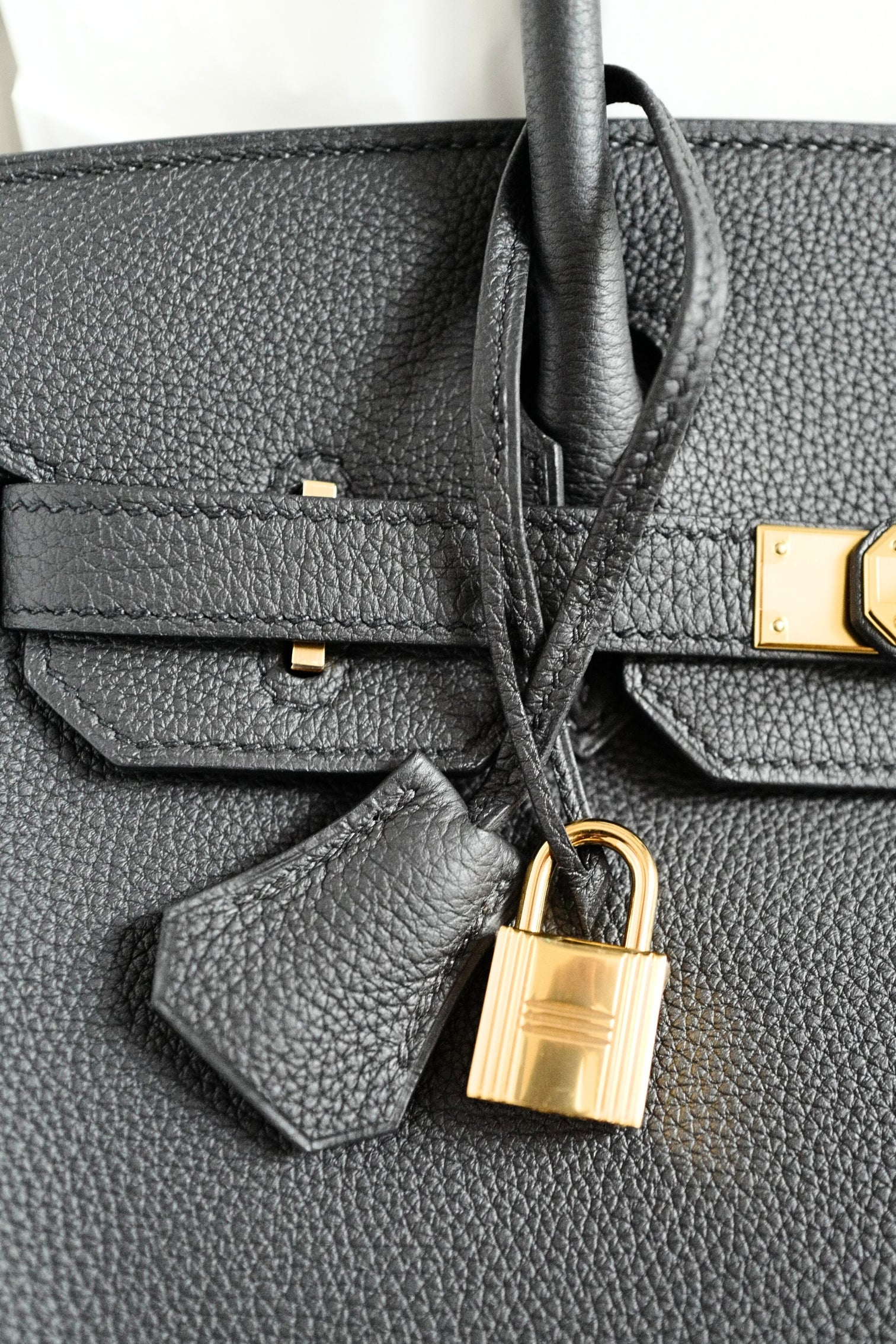 Hermès Birkin 30 Black Togo Leather with Gold Hardware New #W