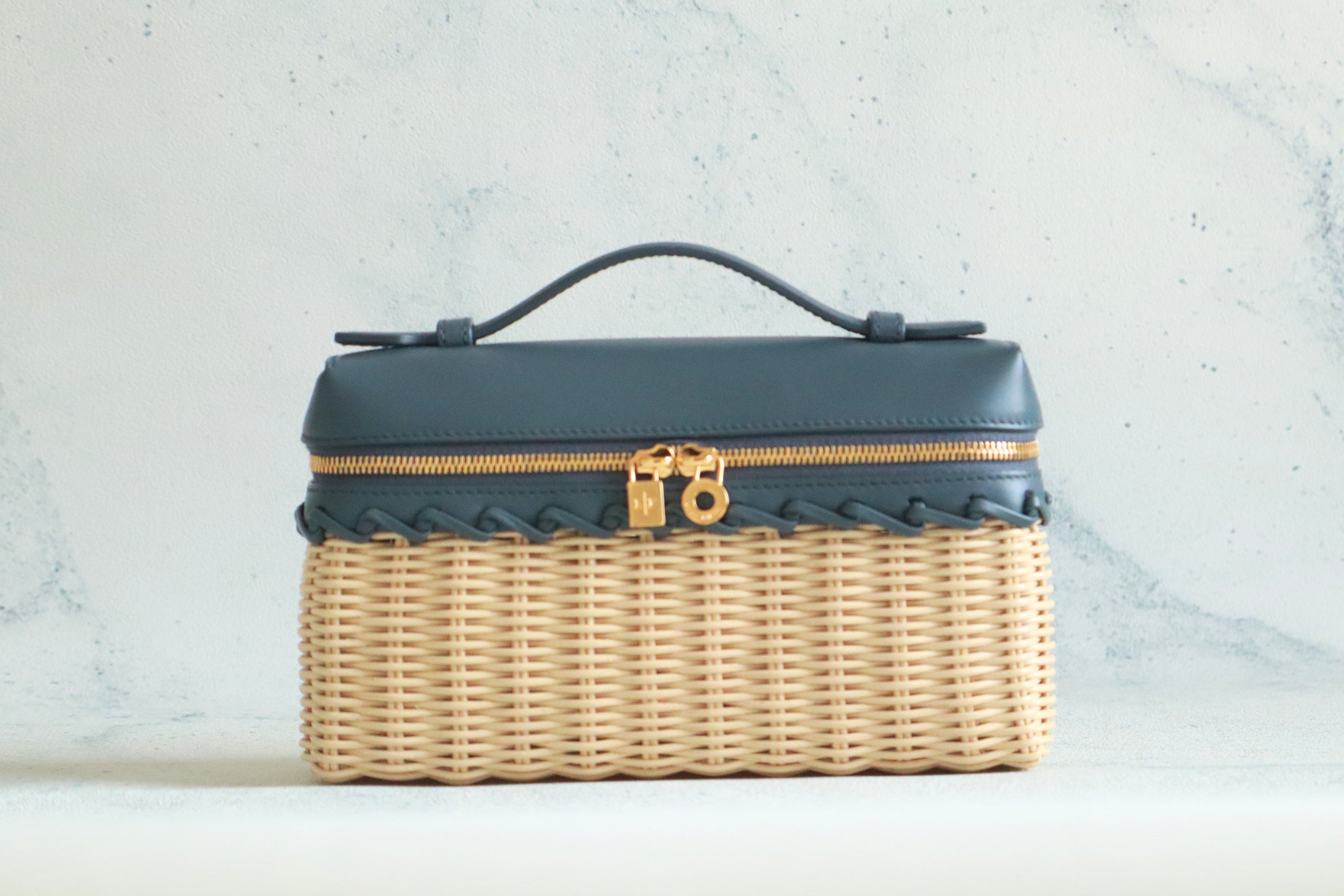 Loro Piana Extra Pocket L19 East West Wicker Malt/Cinder Grey/Sun Gold GHW