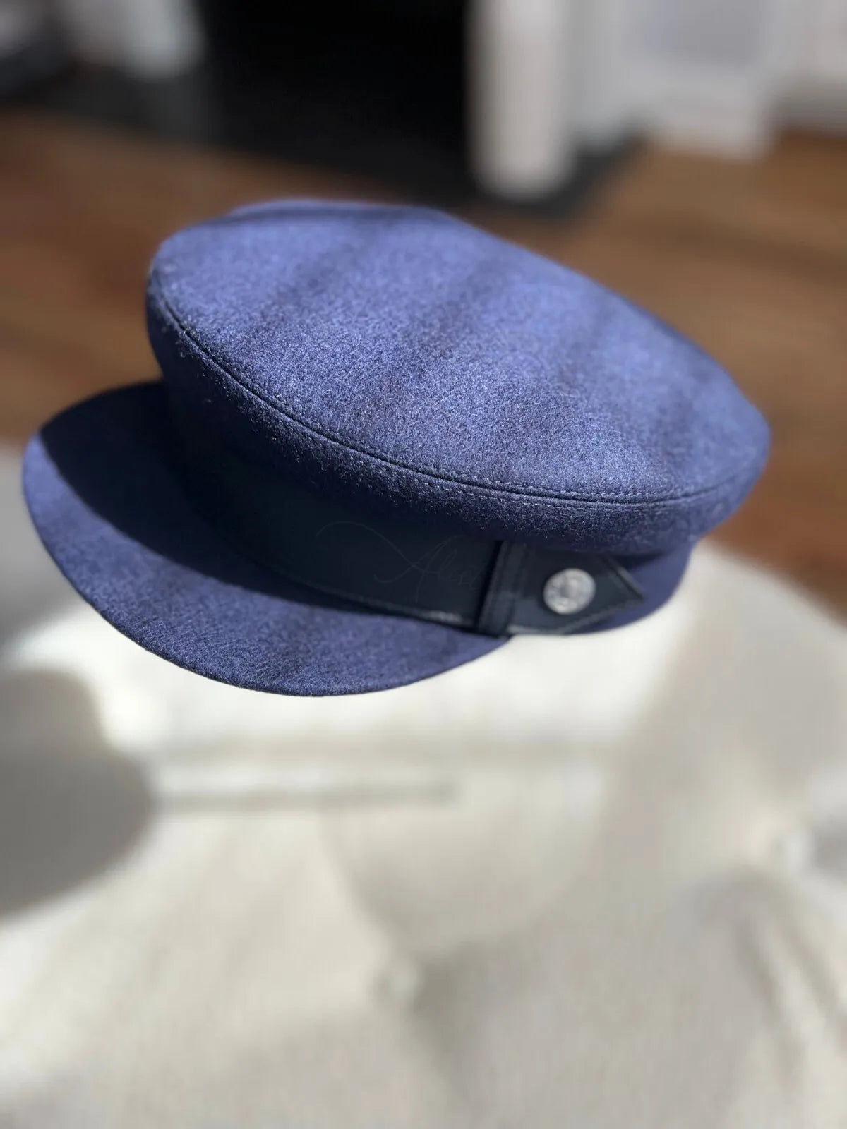 NEW Hermes Casquette Saint Malo in Navy Size 57 Hat