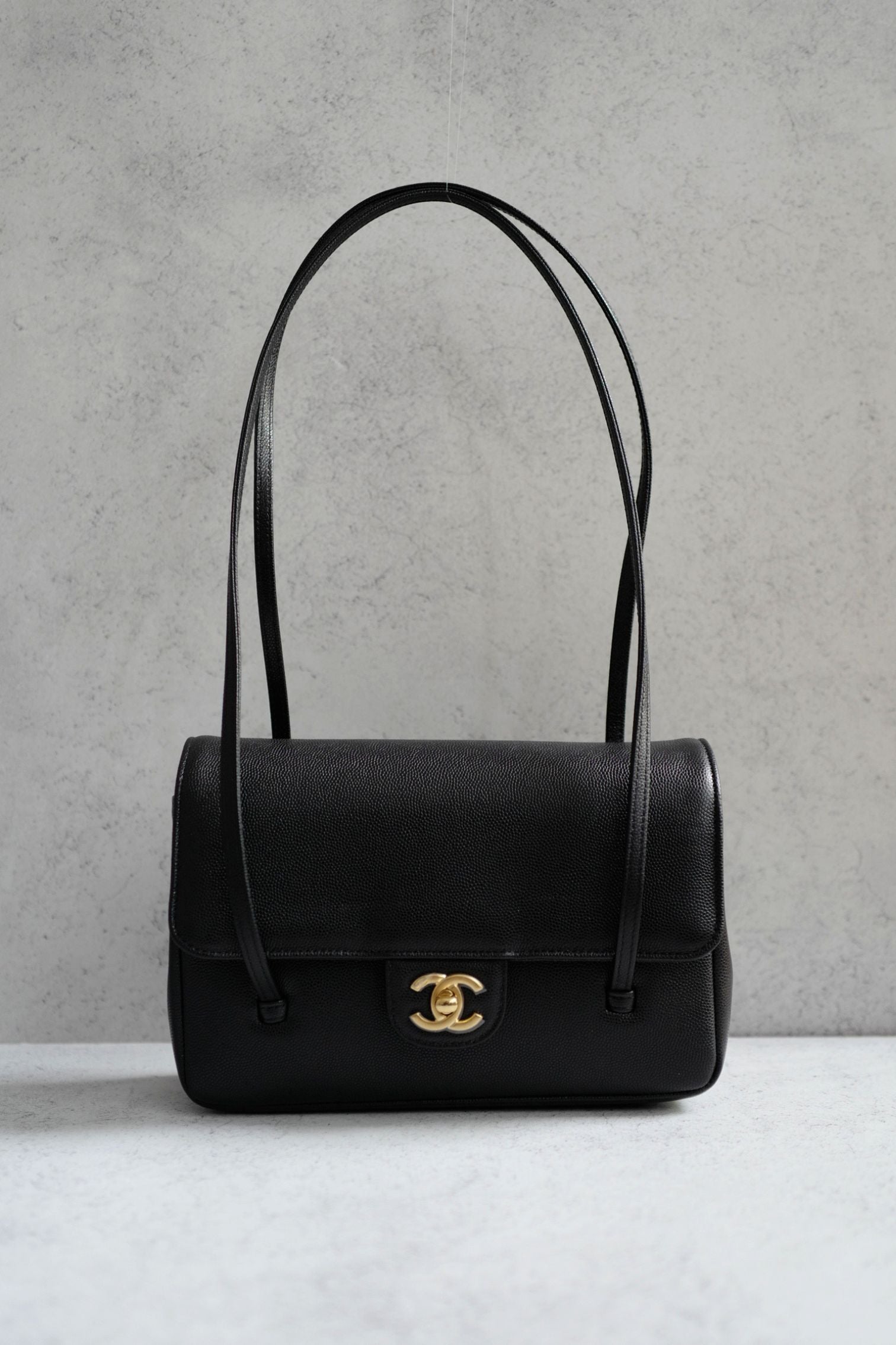 NEW Chanel 26S Preppy Coco 22 Small Black Grained Calfskin GHW Matthieu Blazy
