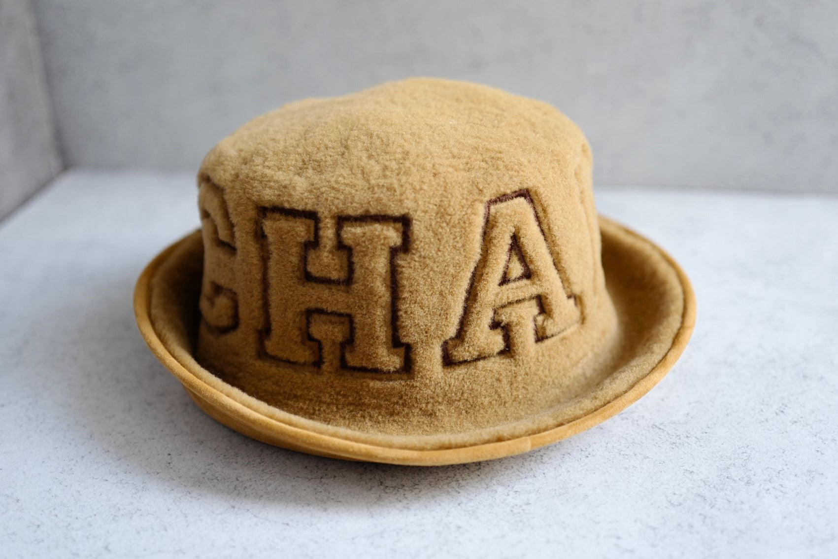 BNIB Chanel Bucket Hat Shearling Fur Beige Coco Neige 24N Size S