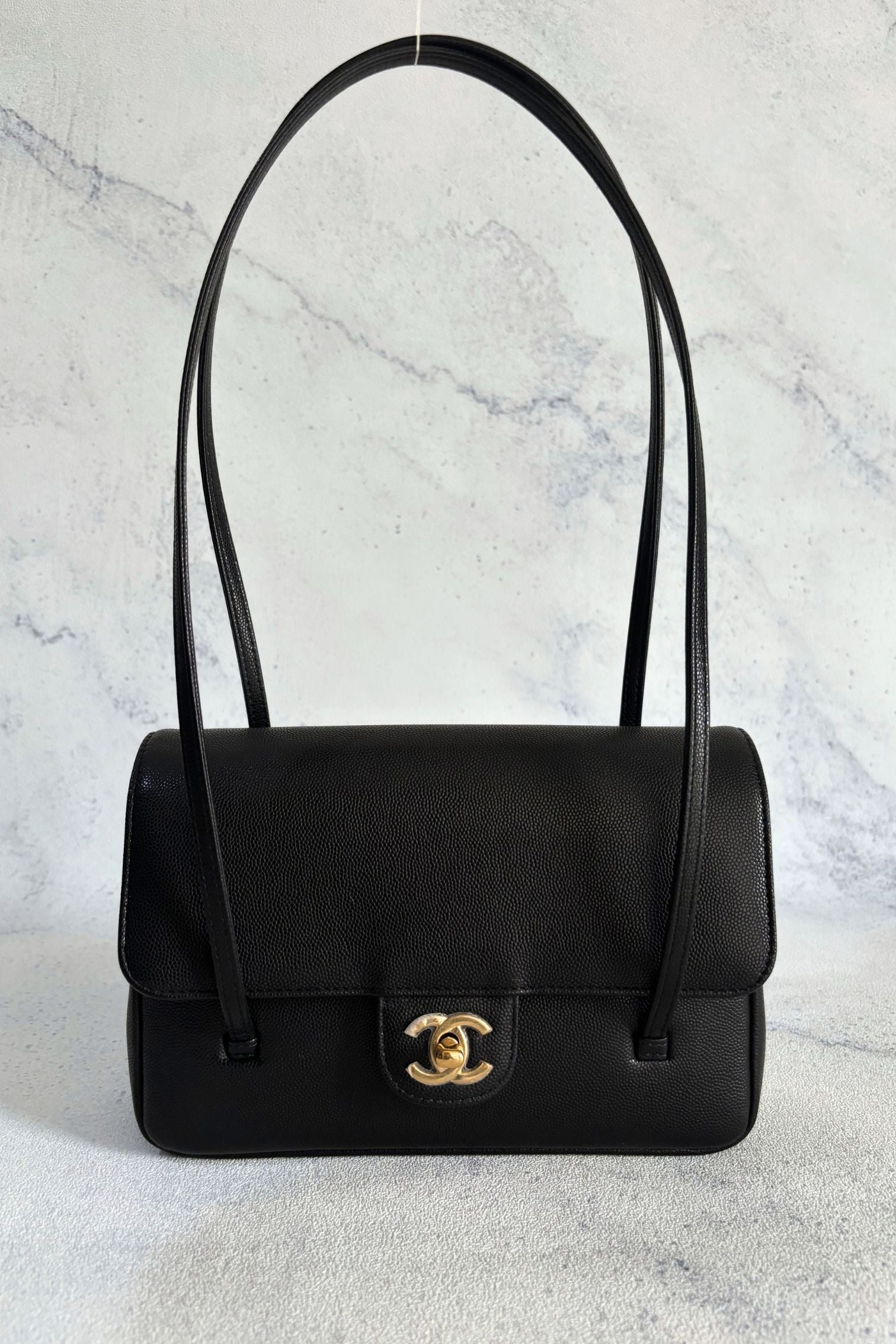 Chanel 26S Preppy Coco 22 Small Black Grained Calfskin GHW Matthieu Blazy