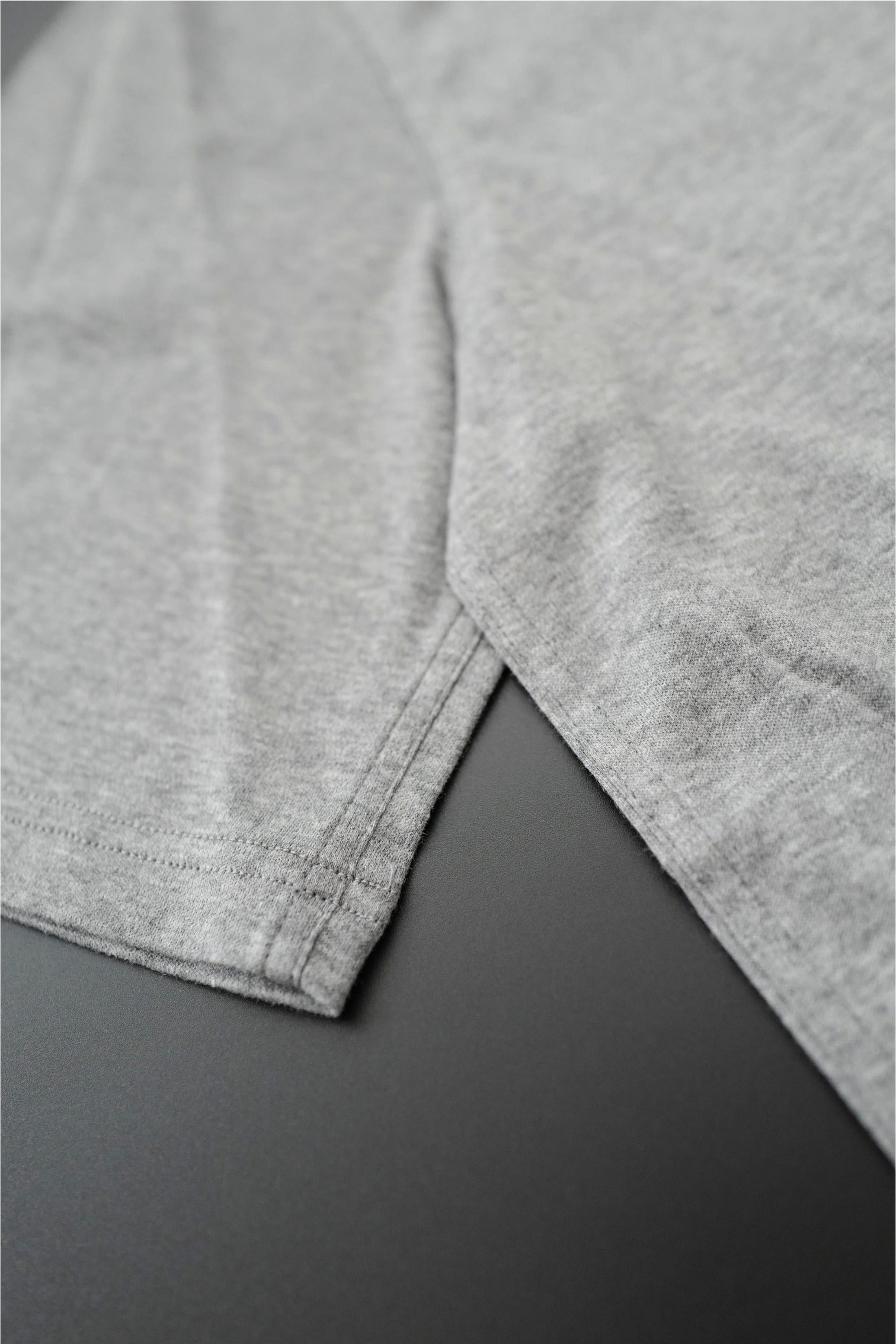 NEW Hermès Men’s T-Shirt Gray Cotton Short Sleeve Size L Logo Casual Top