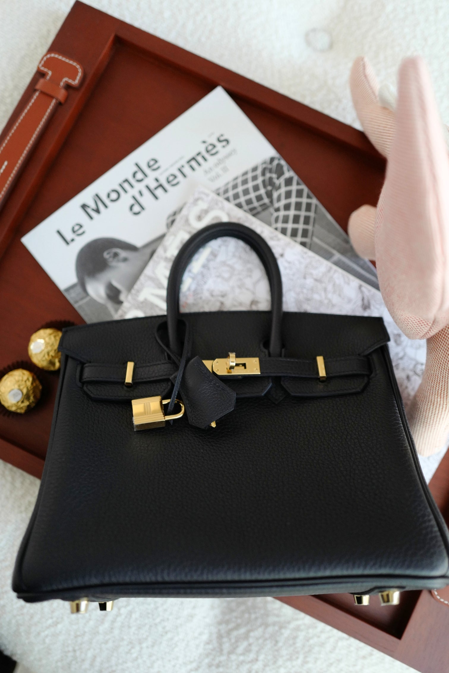Hermès Birkin 25 Black Togo Leather with Gold Hardware 2025