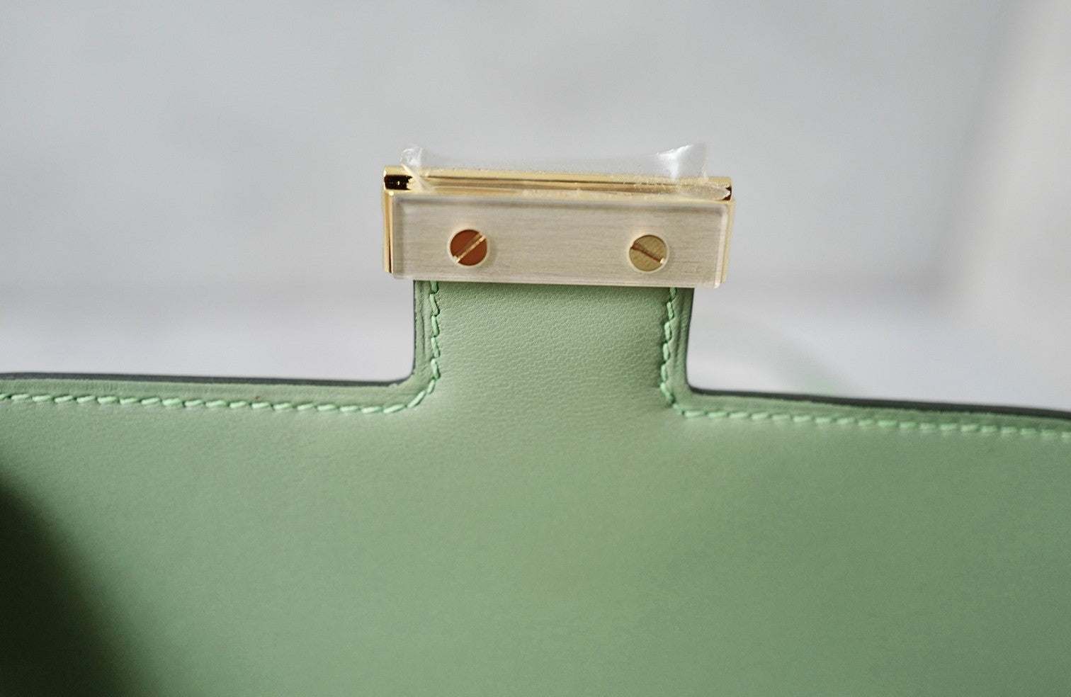 BNIB Hermès Constance 18 Vert Criquet Epsom Leather Bag Exotic Buckle GHW Stamp B 2023