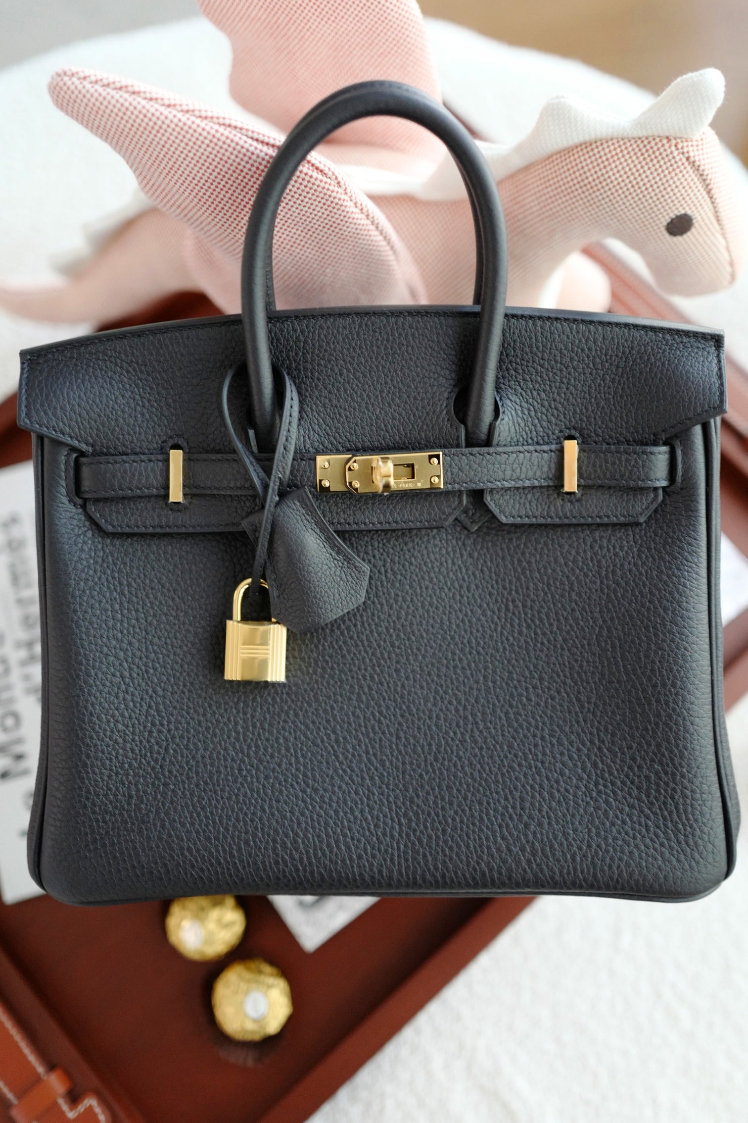 Hermès Birkin 25 Black Togo Leather with Gold Hardware 2025