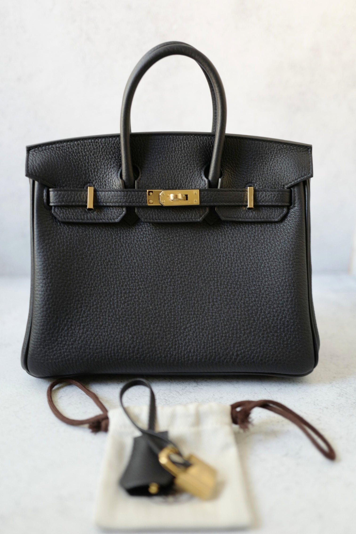 Hermès Birkin 25 Black Togo Leather with Gold Hardware 2025