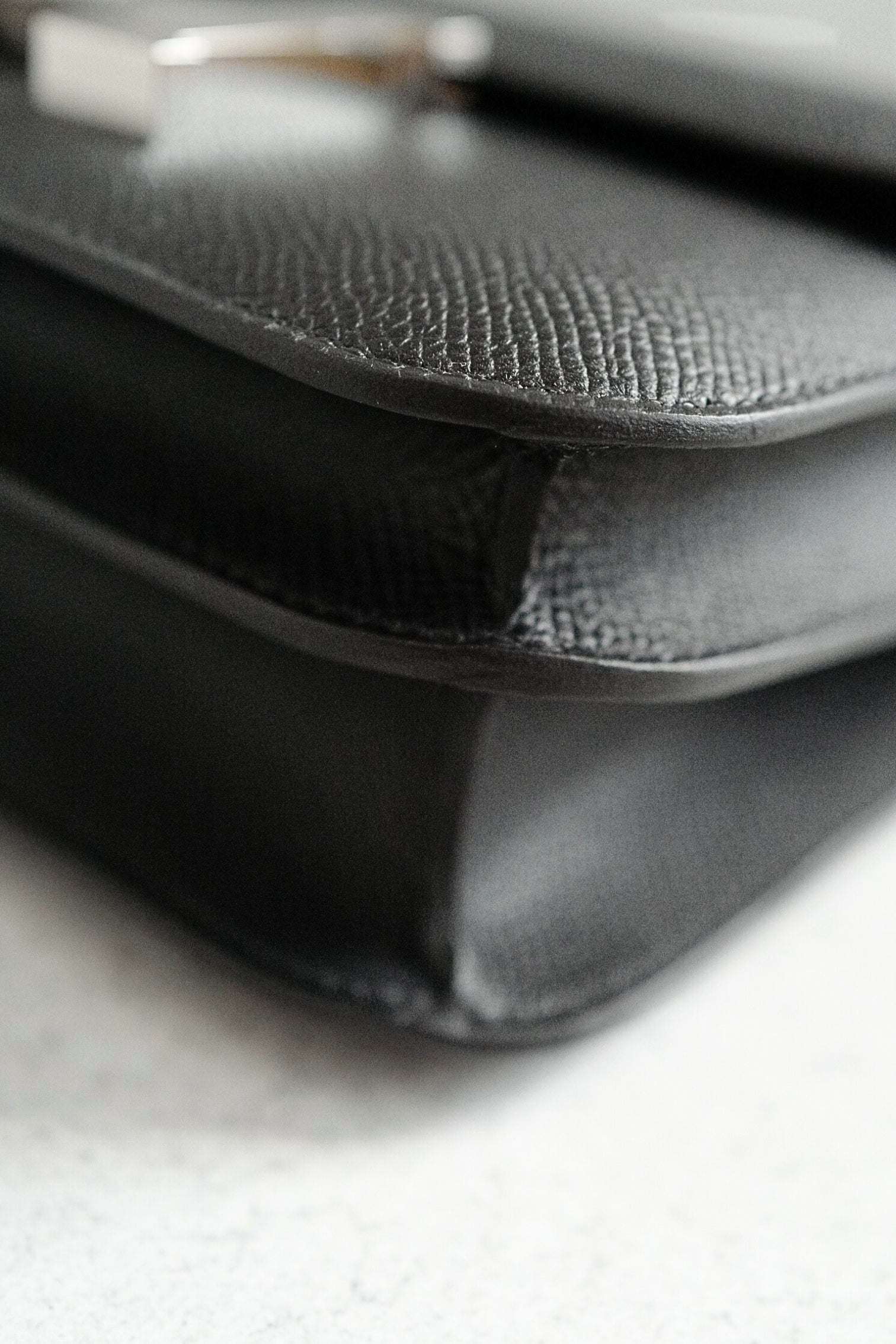 BNIB Hermès Constance III Mini 18 Miroir Black Epsom Leather with Palladium Hardware