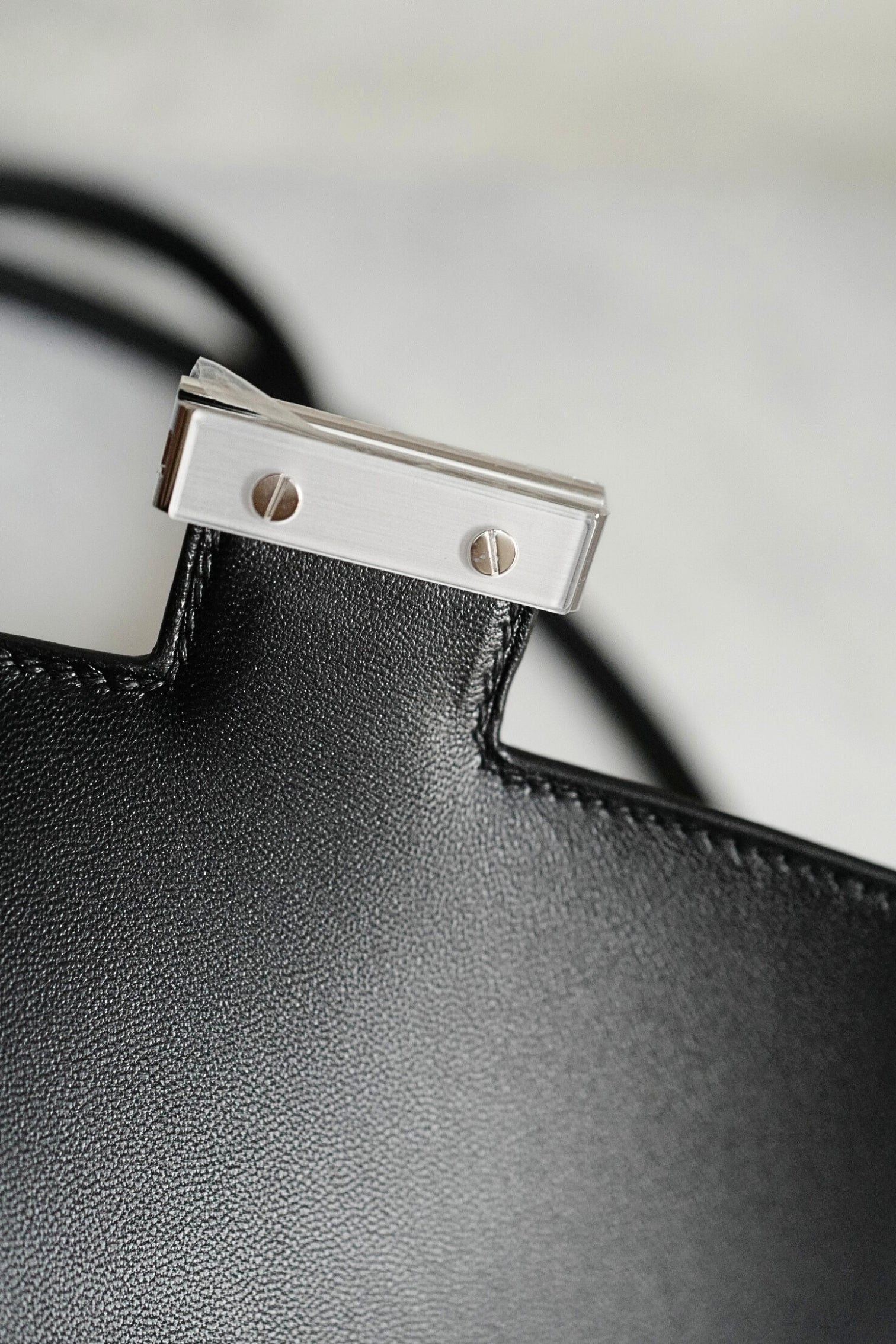 BNIB Hermès Constance III Mini 18 Miroir Black Epsom Leather with Palladium Hardware