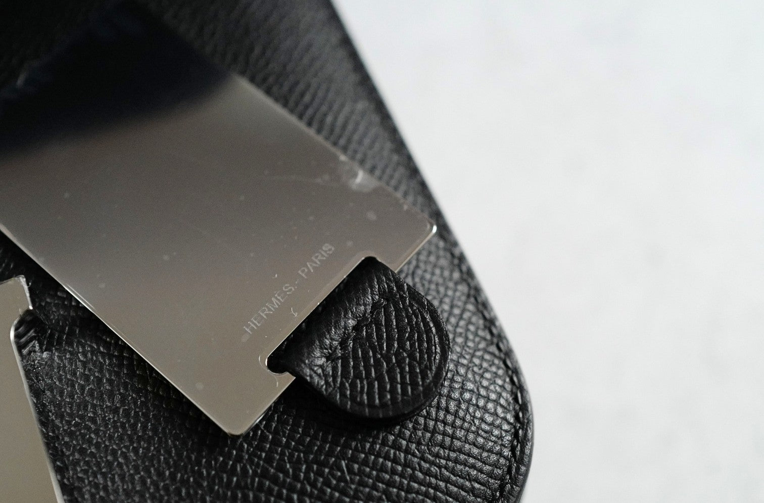 BNIB Hermès Constance III Mini 18 Miroir Black Epsom Leather with Palladium Hardware