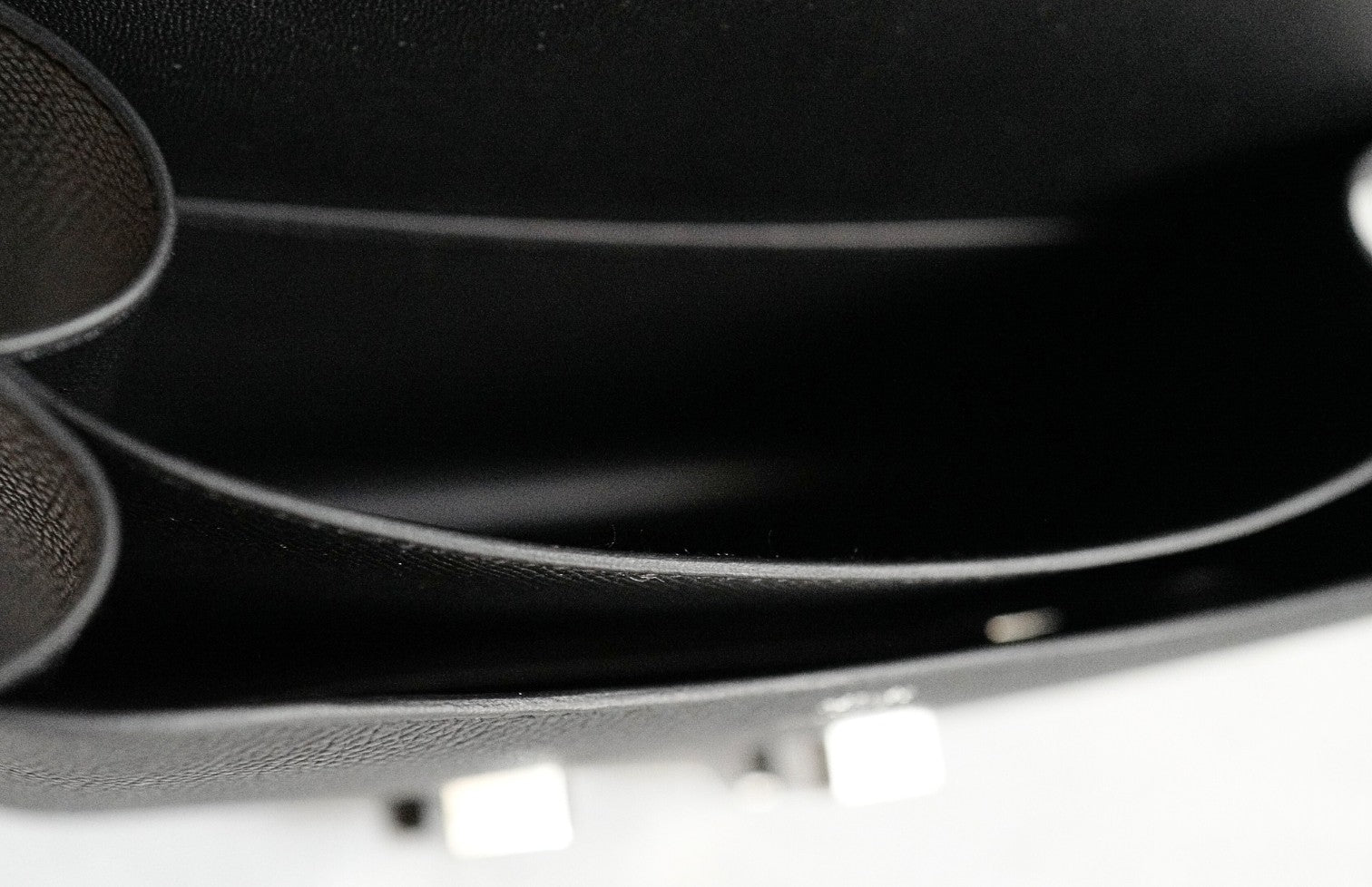 BNIB Hermès Constance III Mini 18 Miroir Black Epsom Leather with Palladium Hardware